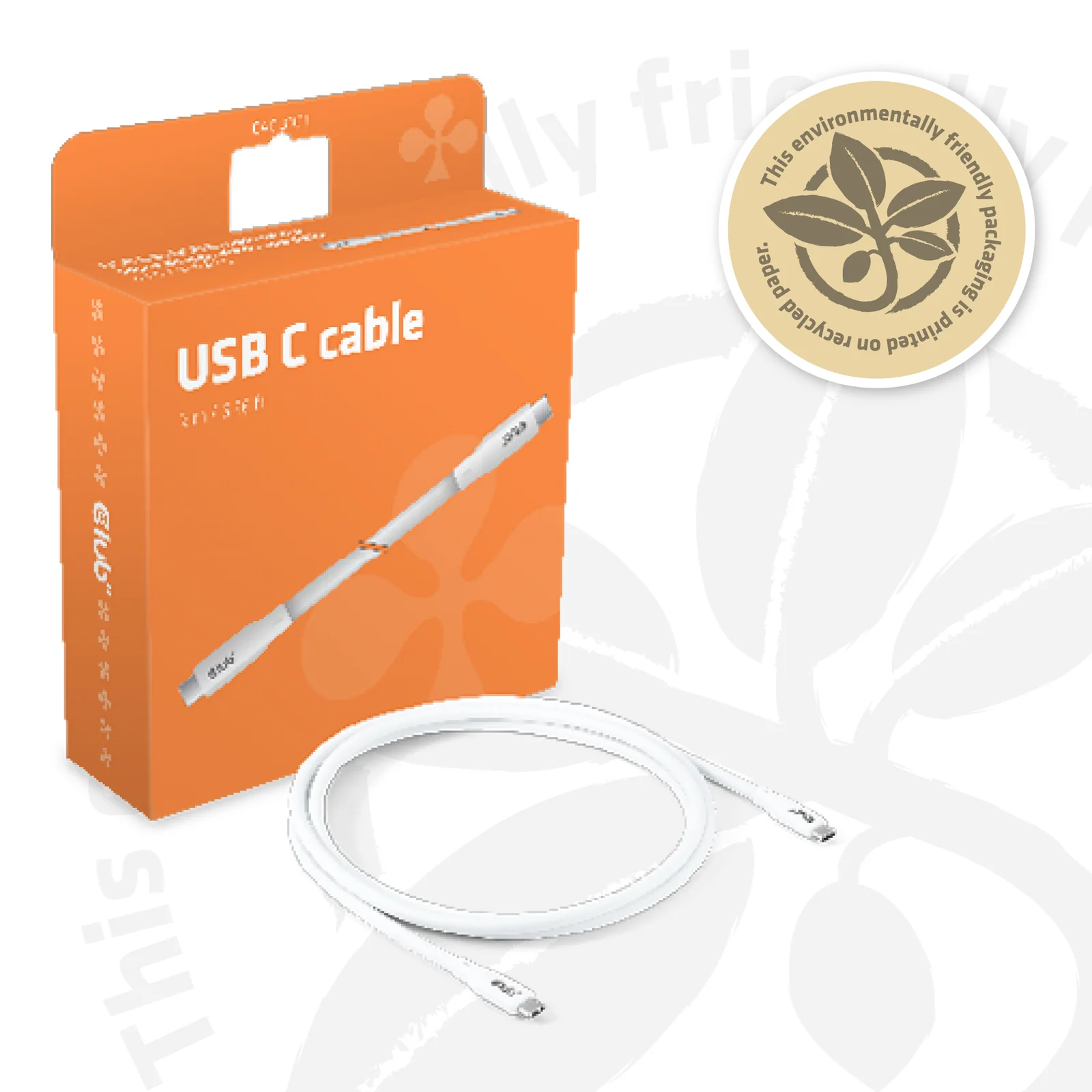 CLUB3D CAC-3001 câble USB USB4 Gen 2x2 2 m USB C 20 Gbit/s 240 W Blanc