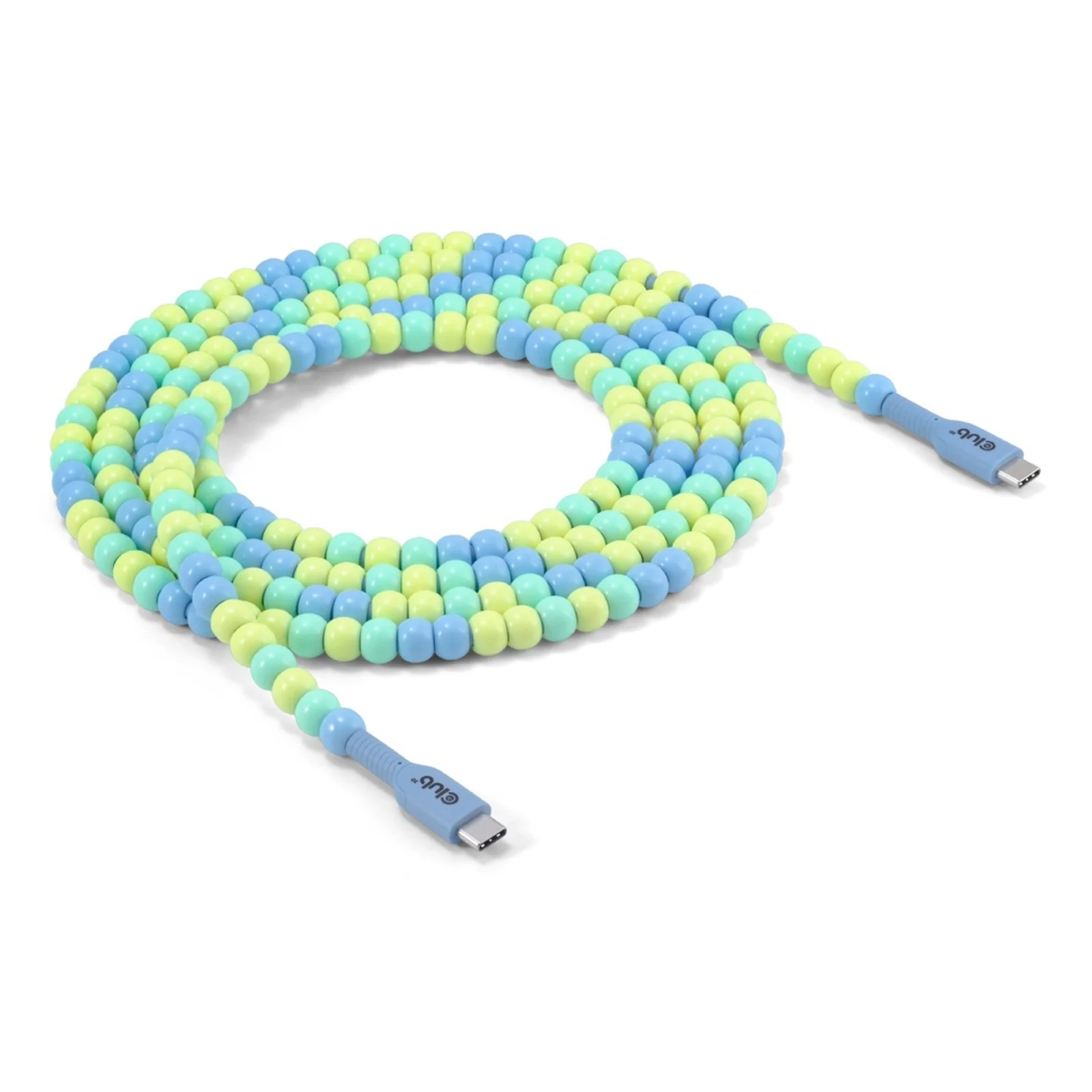CLUB3D CAC-3011 câble USB 2 m USB C 0,48 Gbit/s 60 W Bleu, Vert