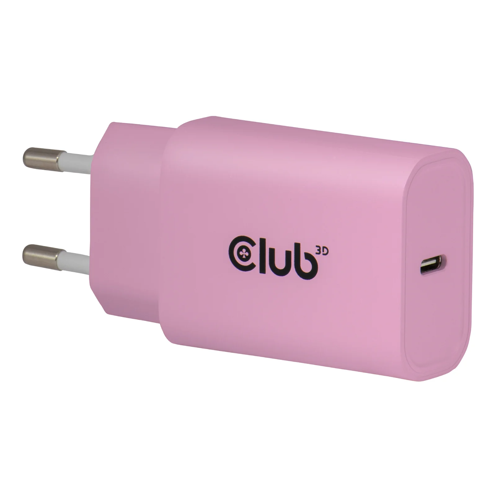 CLUB3D CAC-3021 chargeur d'appareils mobiles Smartphone, Universel Rose Secteur Charge rapide Intérieure