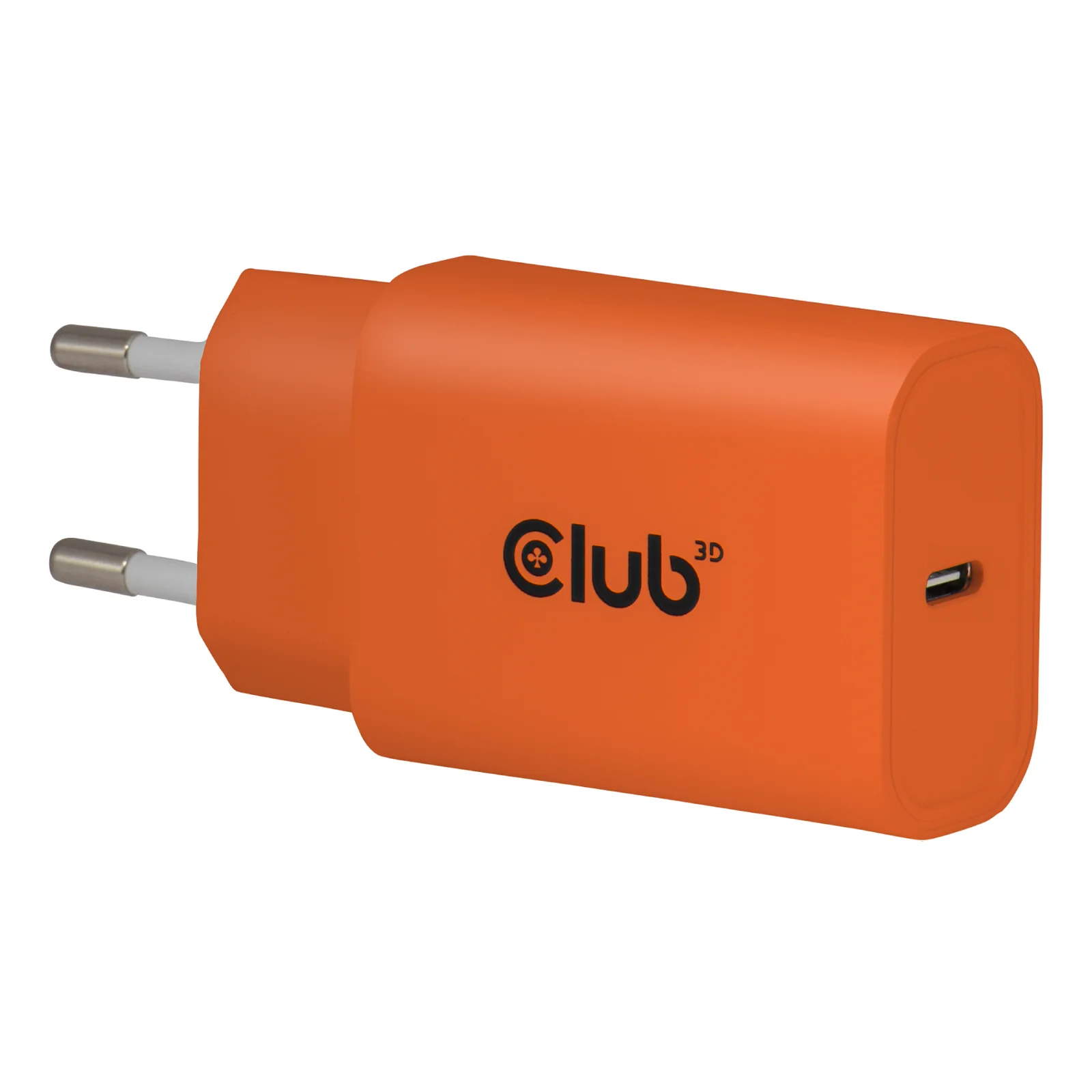 CLUB3D CAC-3023 chargeur d'appareils mobiles Smartphone, Universel Orange Secteur Charge rapide Intérieure