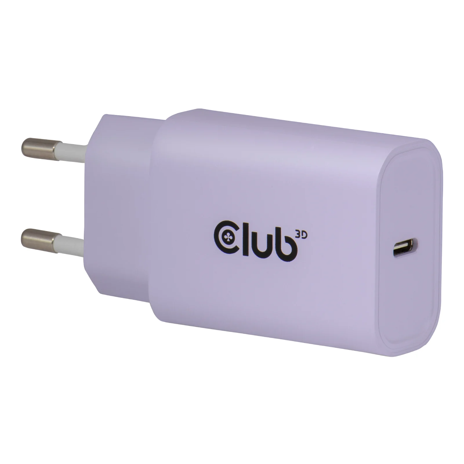 CLUB3D CAC-3025 chargeur d'appareils mobiles Smartphone, Universel Violet Secteur Charge rapide Intérieure