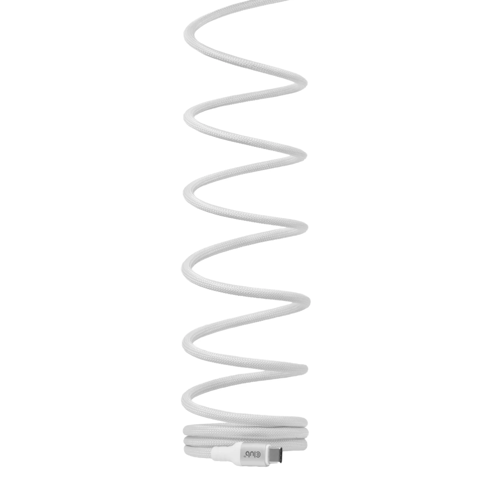 CLUB3D CLUB 3D USB-C Magnetic-Coil Cable White câble USB 2 m USB C 0,48 Gbit/s 240 W Blanc