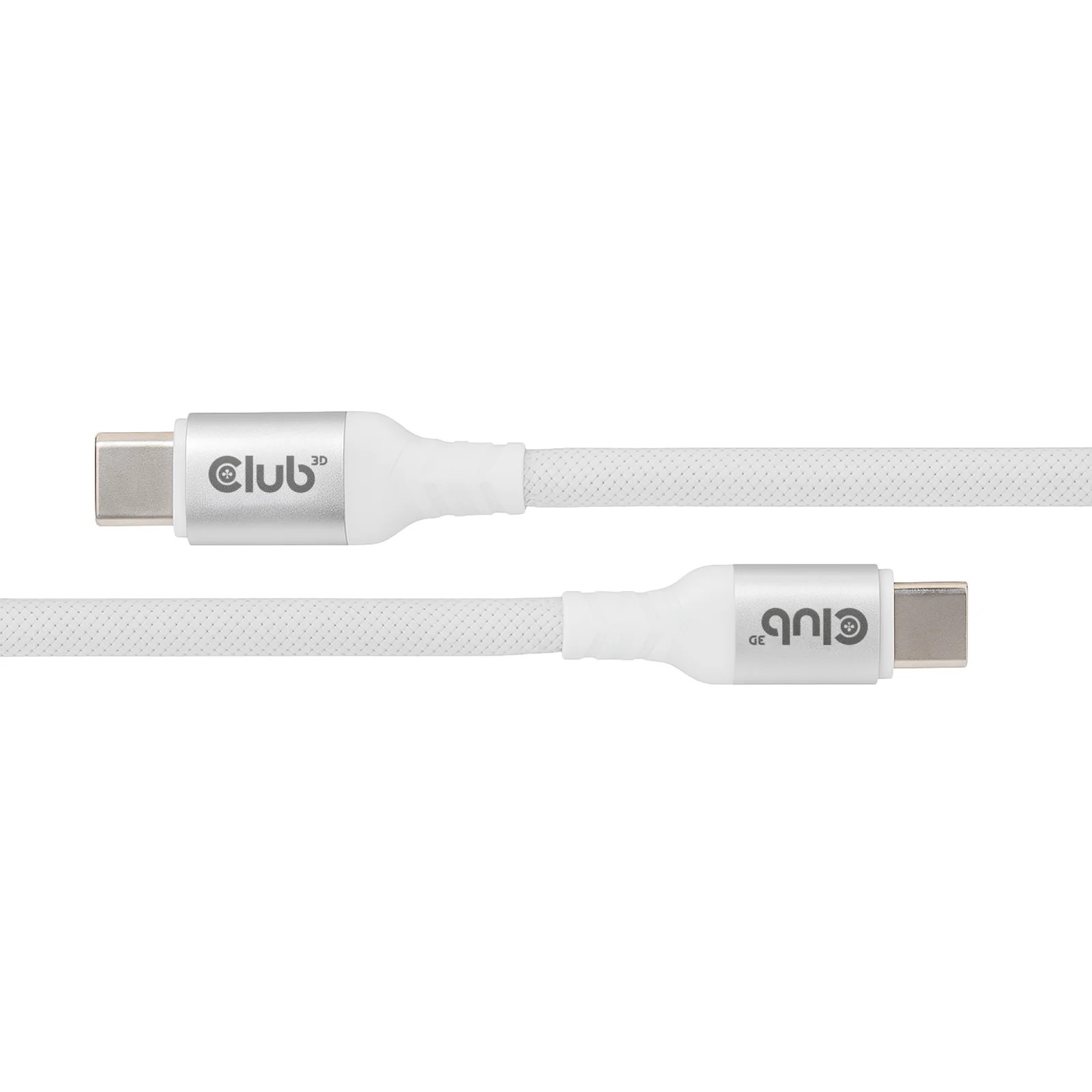 CLUB3D CLUB 3D USB-C Magnetic-Coil Cable White câble USB 2 m USB C 0,48 Gbit/s 240 W Blanc