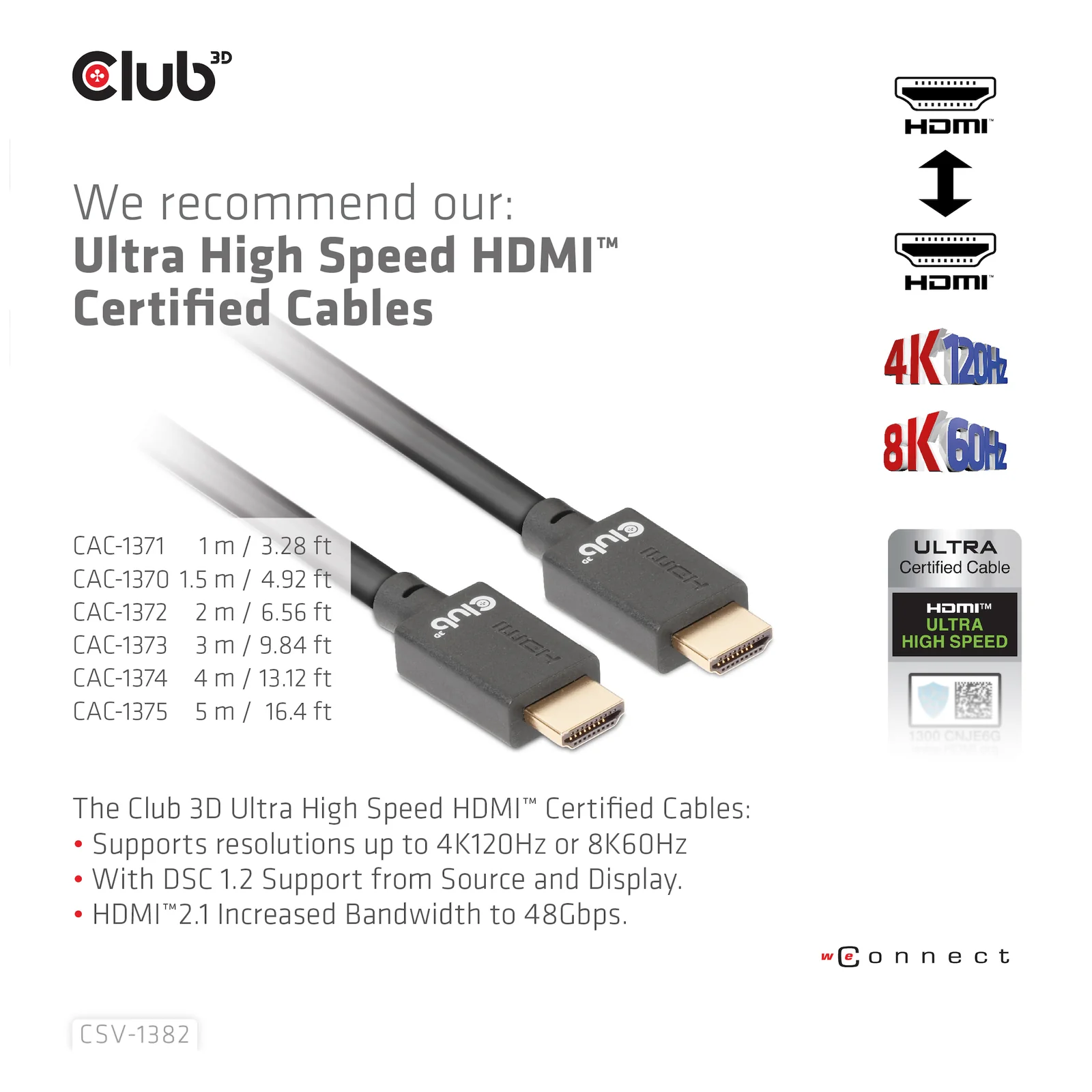 CLUB3D CSV-1382 commutateur écran, clavier et souris Noir