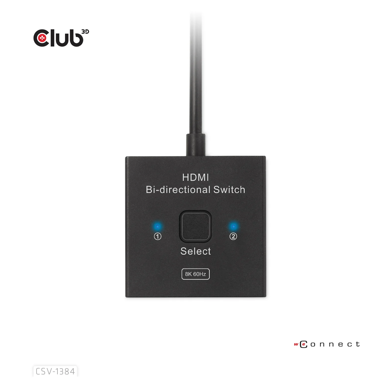 CLUB3D CSV-1384 commutateur écran, clavier et souris Noir