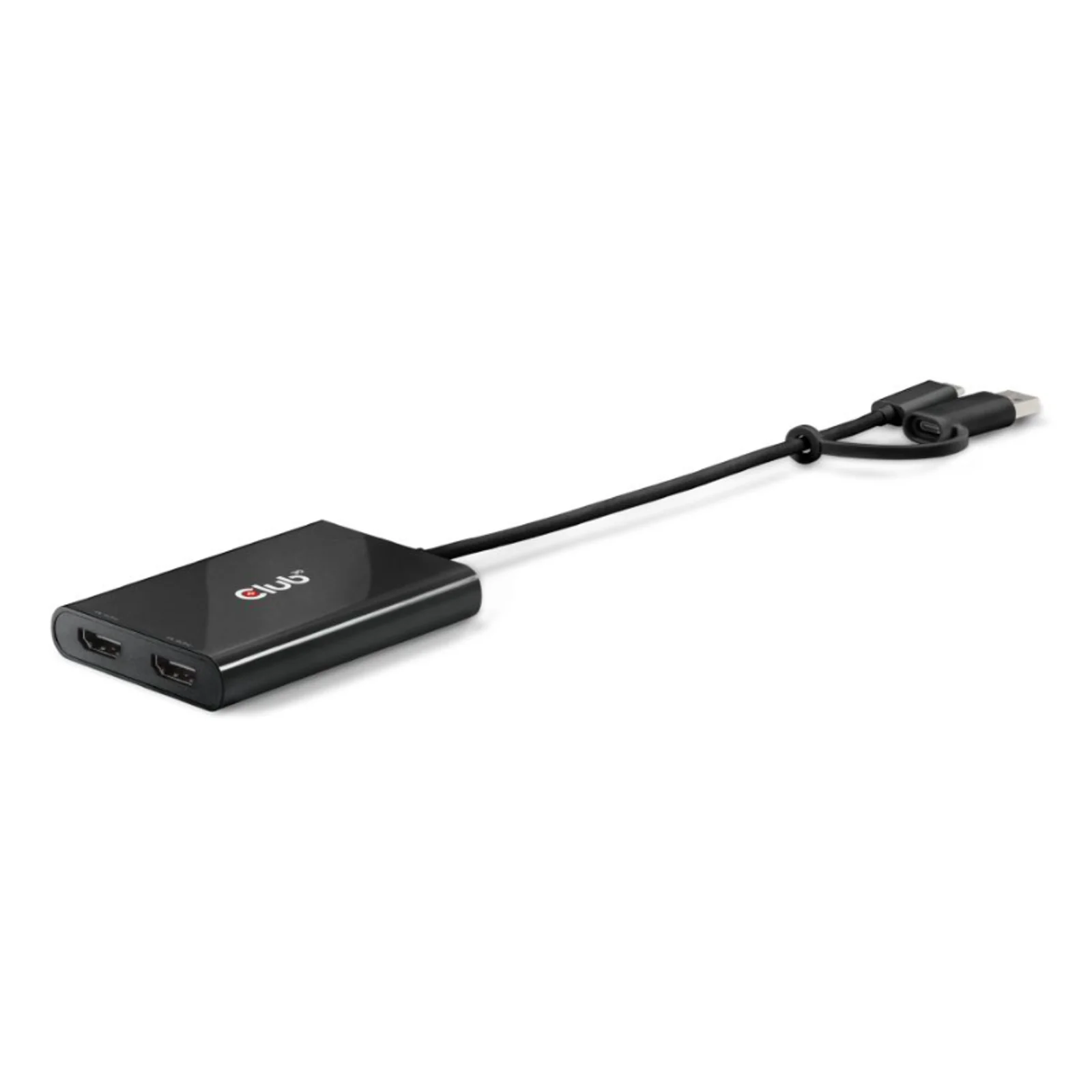 CLUB3D CSV-1475 répartiteur vidéo USB Type-C 2x HDMI