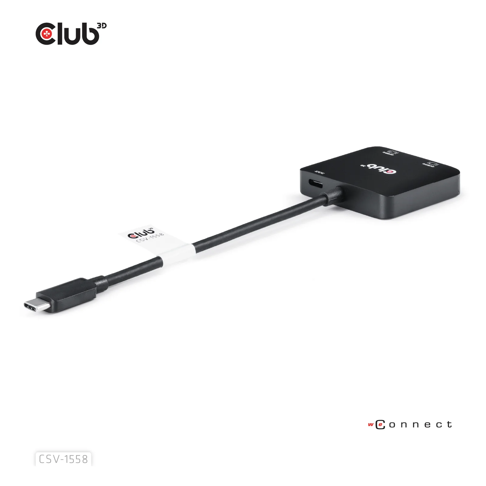 CLUB3D CSV-1558 répartiteur vidéo USB Type-C 2x HDMI
