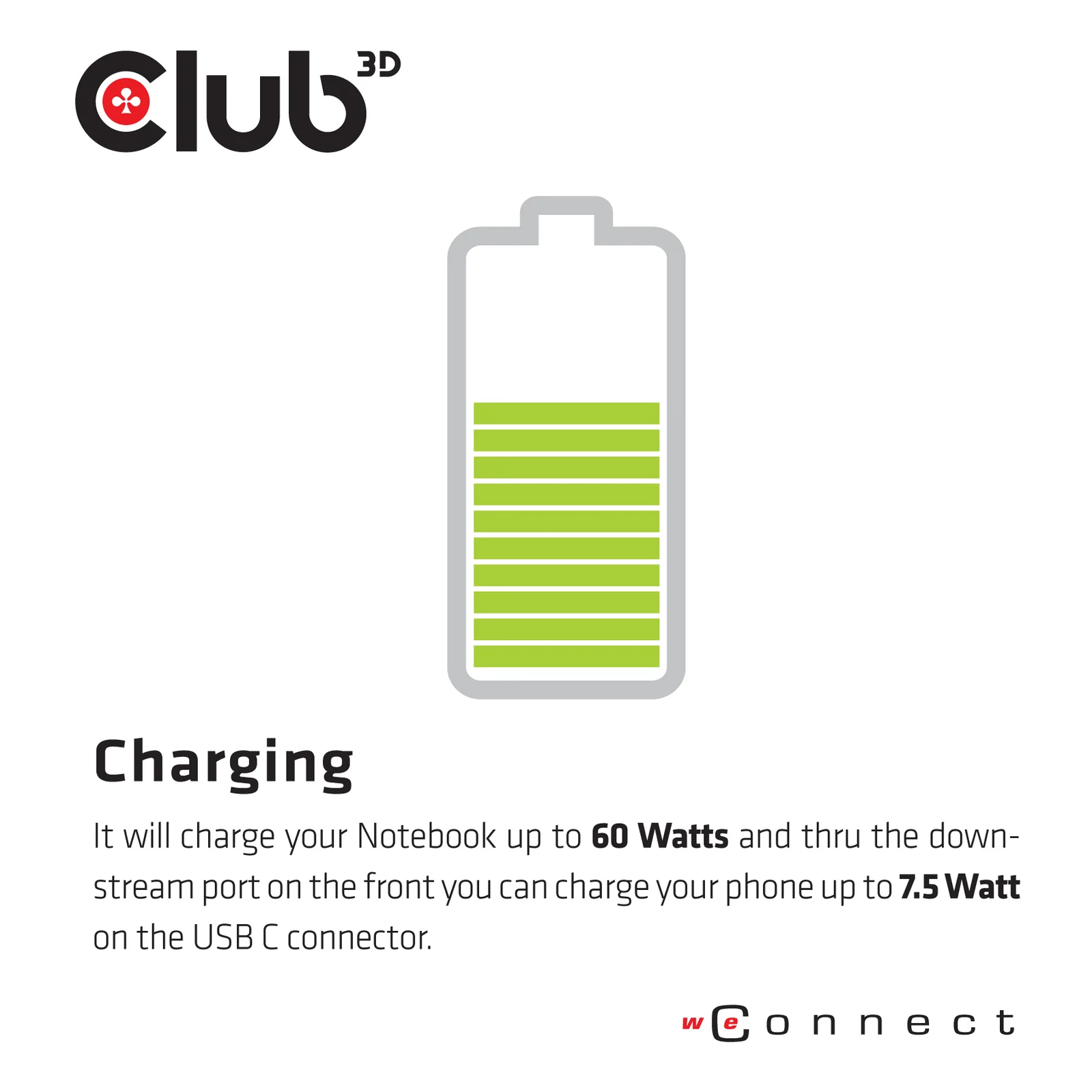 CLUB3D CSV-1562 station d'accueil USB 3.2 Gen 1 (3.1 Gen 1) Type-C Noir
