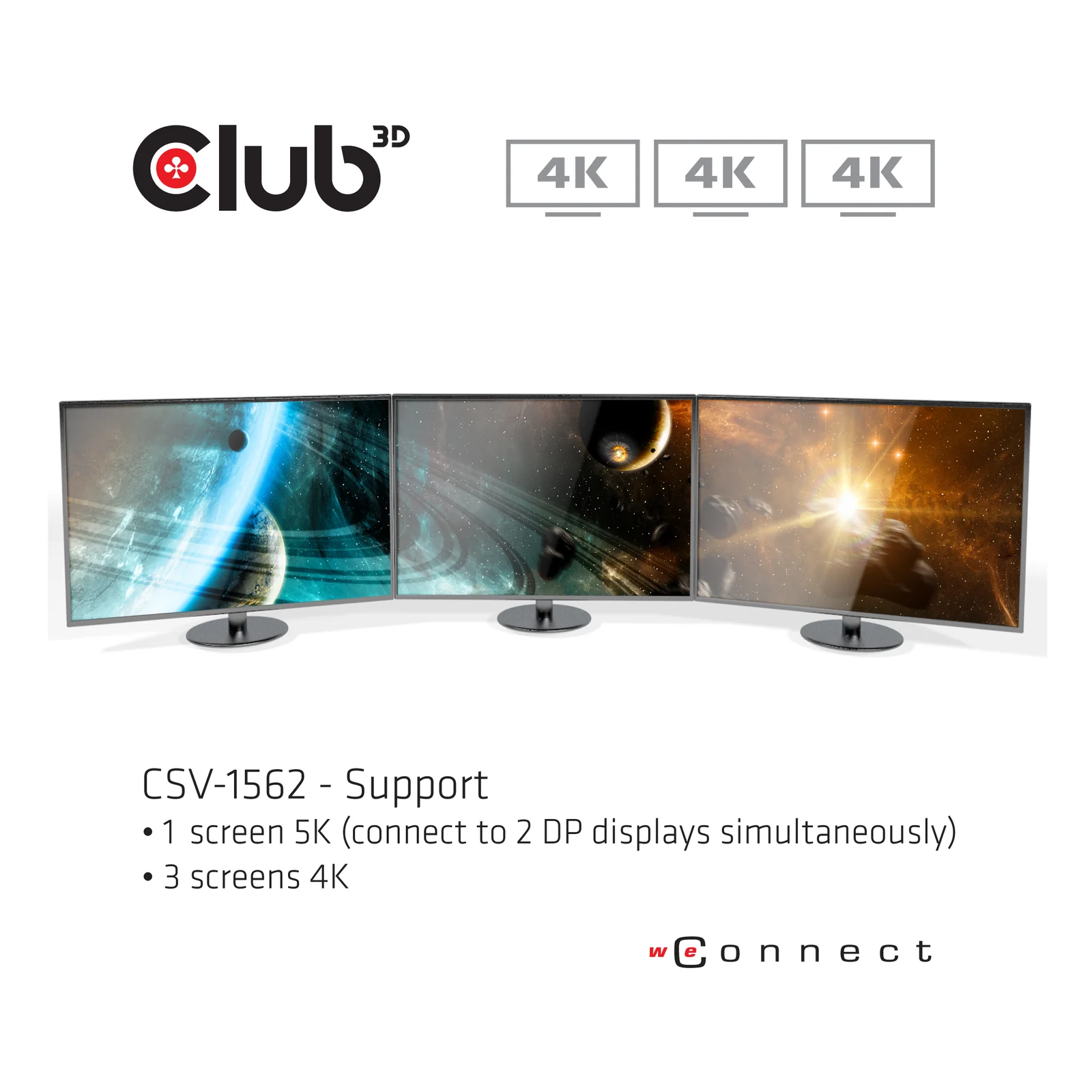 CLUB3D CSV-1562 station d'accueil USB 3.2 Gen 1 (3.1 Gen 1) Type-C Noir