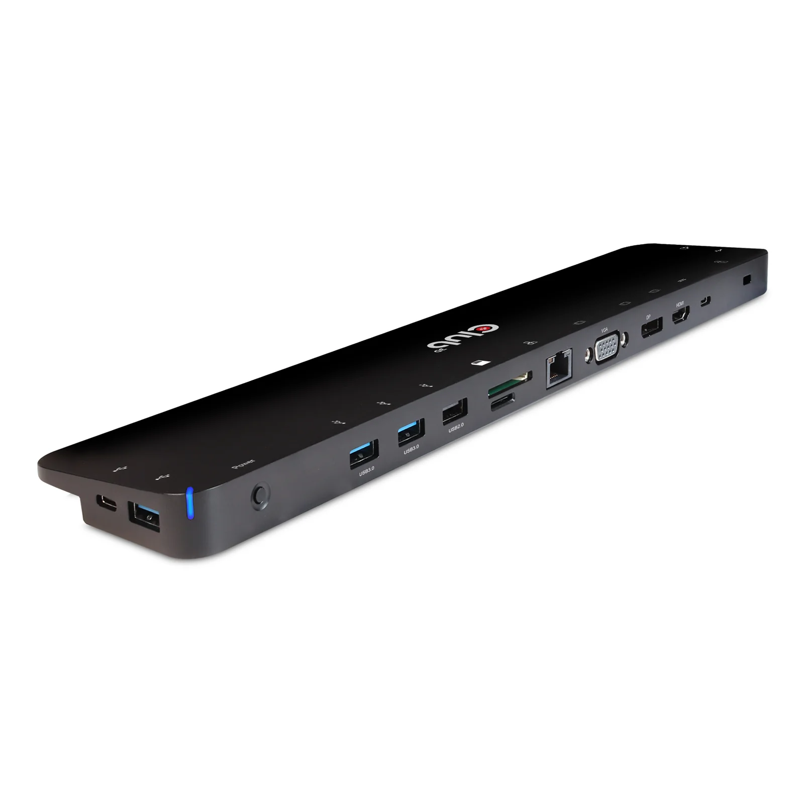 CLUB3D CSV-1564W100 station d'accueil USB 3.2 Gen 1 (3.1 Gen 1) Type-C Noir