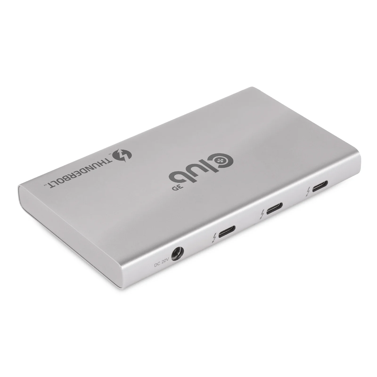 CLUB3D CSV-1580 station d'accueil Thunderbolt 4 Argent