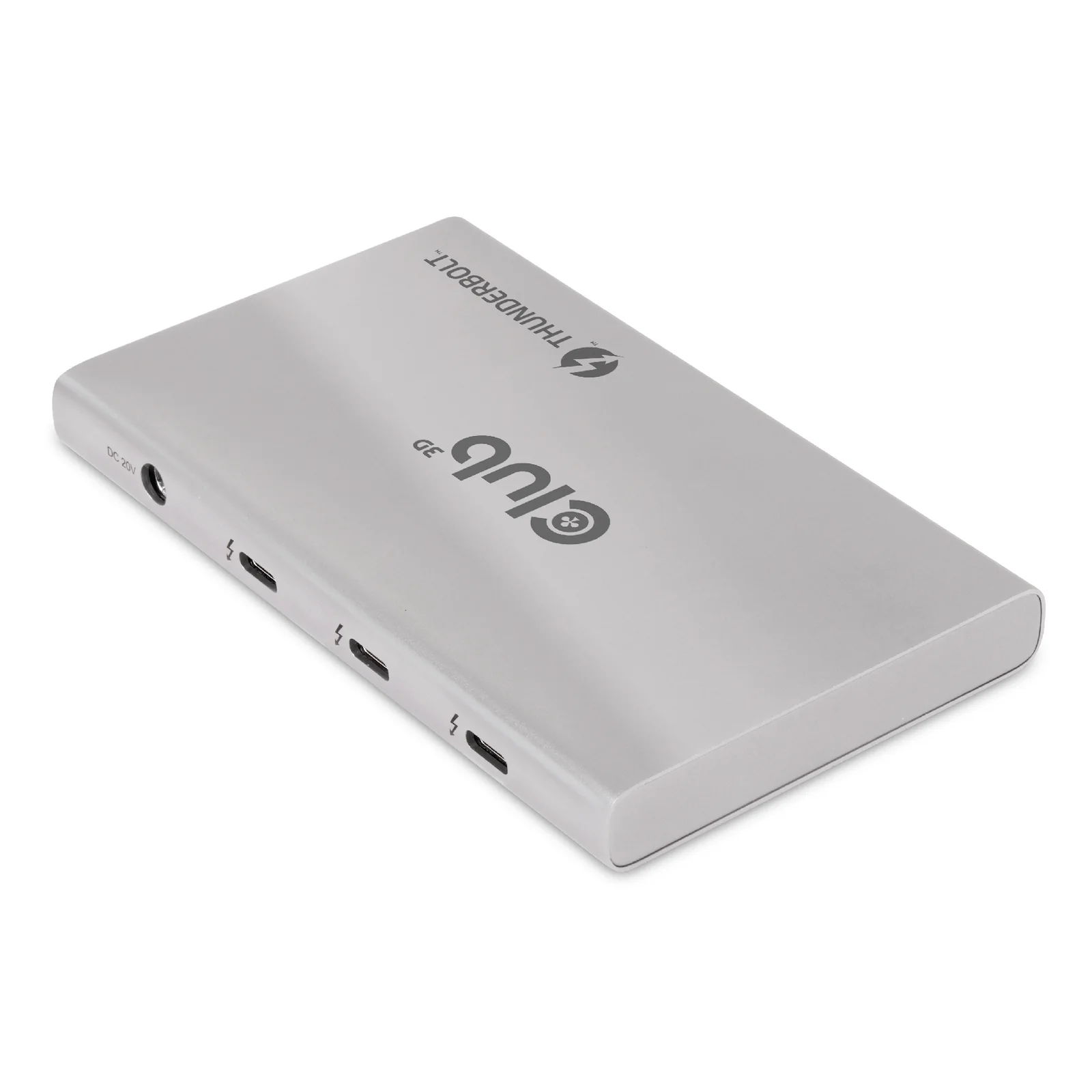 CLUB3D CSV-1580 station d'accueil Thunderbolt 4 Argent