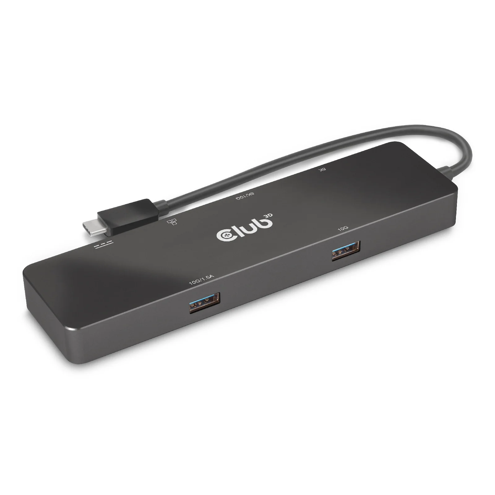CLUB3D CSV-1584 station d'accueil Avec fil USB 3.2 Gen 2 (3.1 Gen 2) Type-C Noir