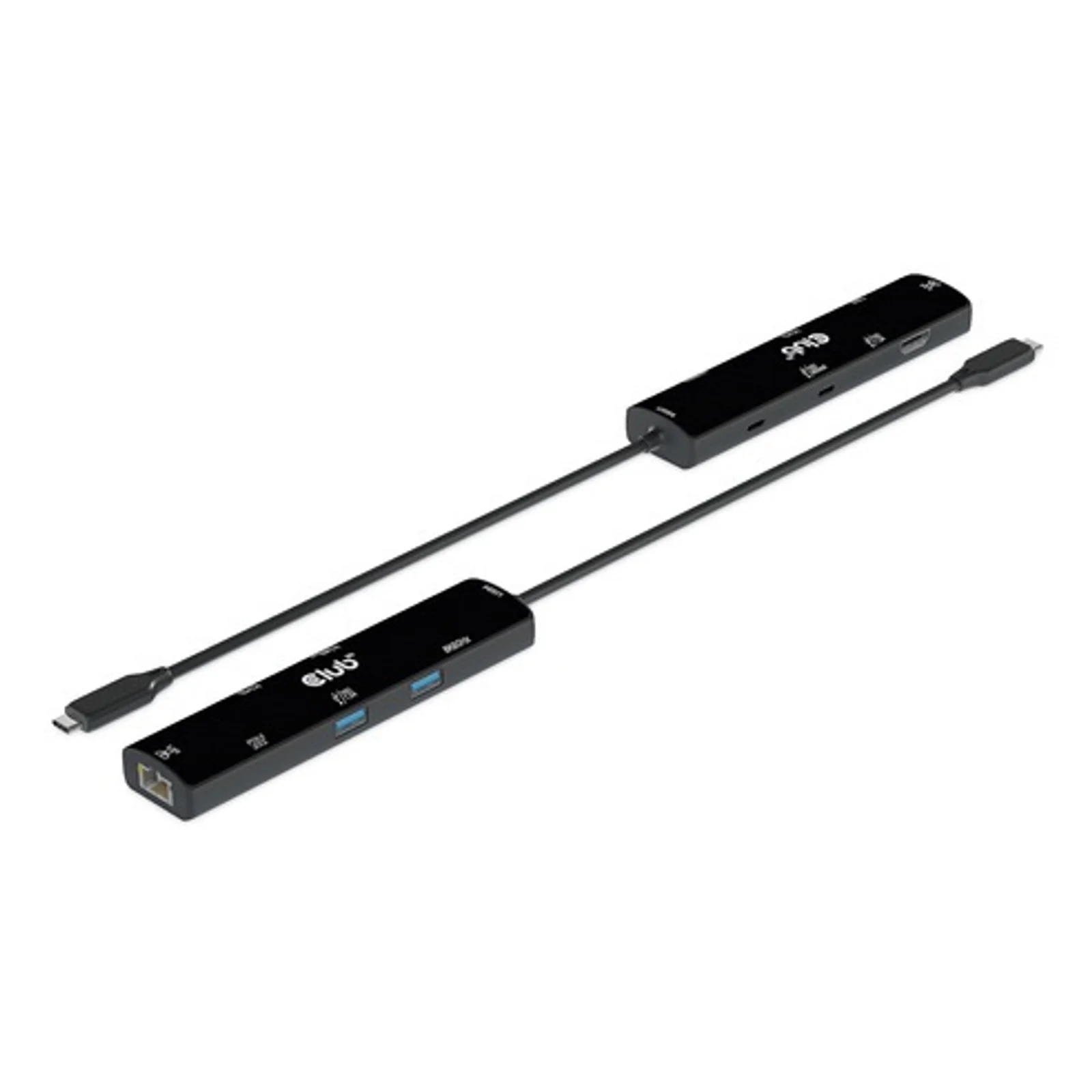 CLUB3D CSV-1599 station d'accueil USB 3.2 Gen 1 (3.1 Gen 1) Type-C Noir