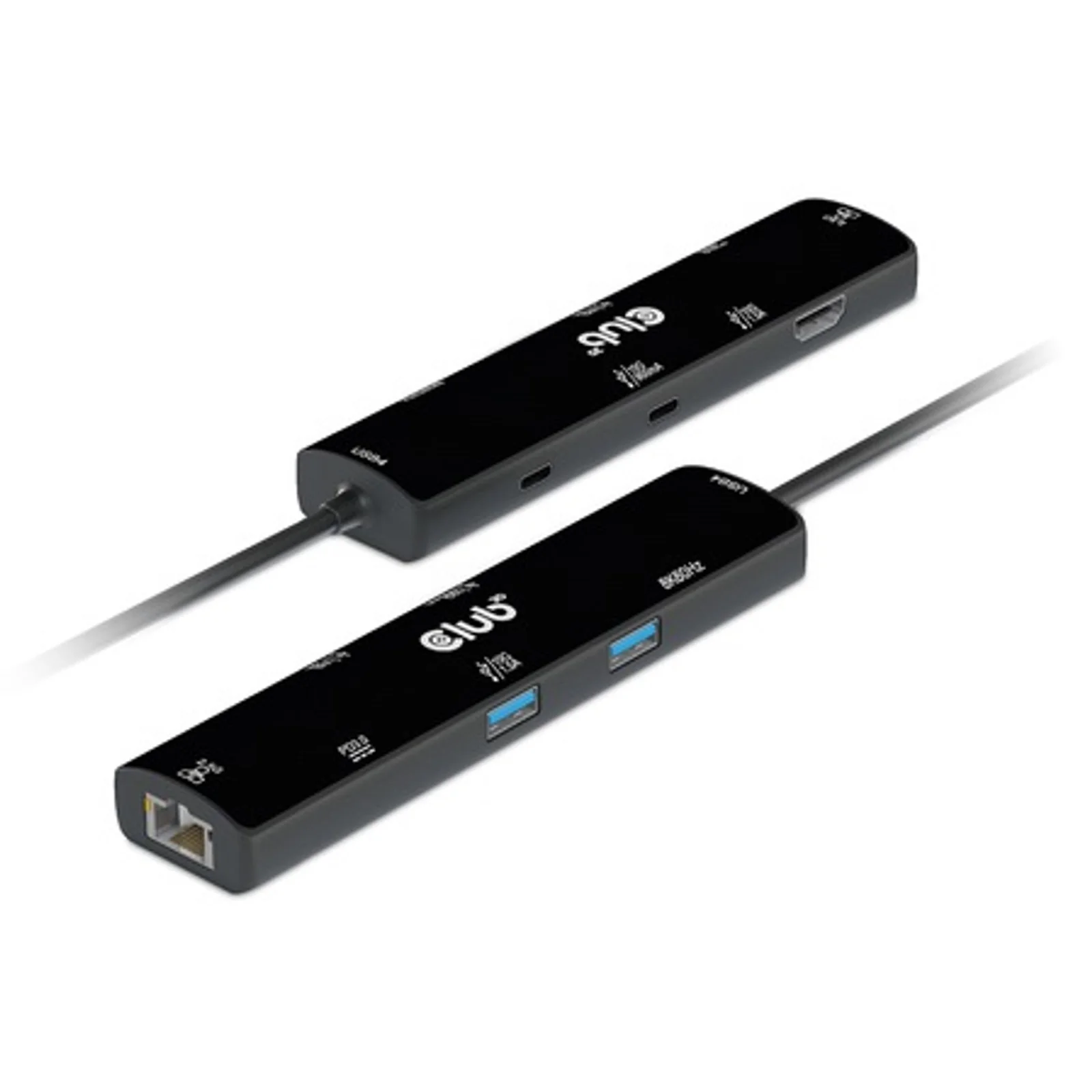 CLUB3D CSV-1599 station d'accueil USB 3.2 Gen 1 (3.1 Gen 1) Type-C Noir