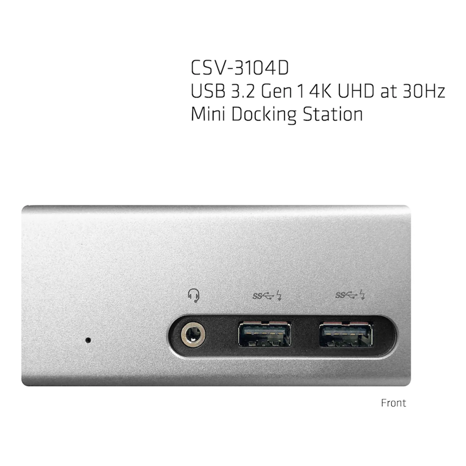 CLUB3D The Club 3D CSV-3104D USB 3.2 Gen 1 4K UHD at 30Hz Mini Docking Station Ultra slim design