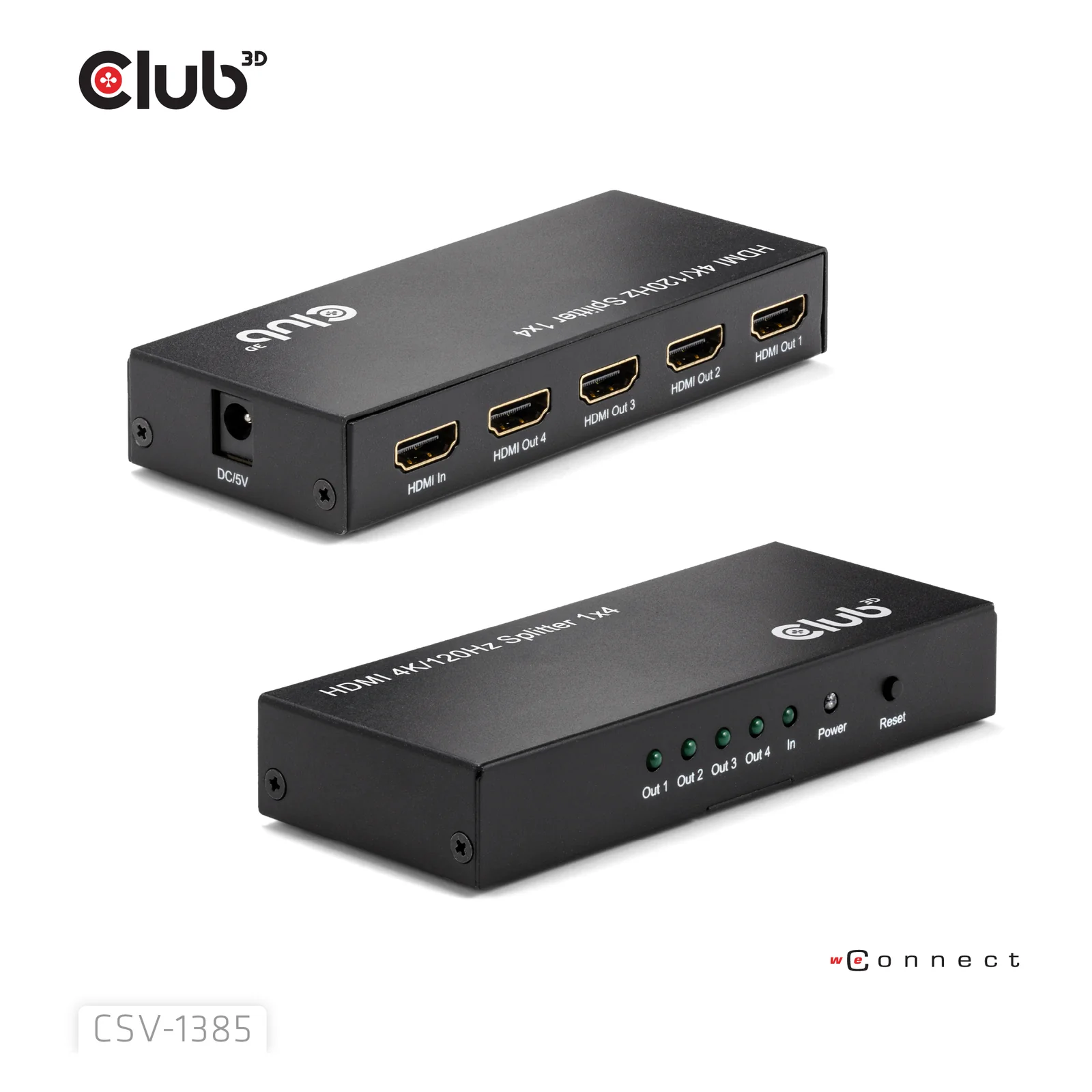 CLUB3D Umschalter HDMI 4x HDMI