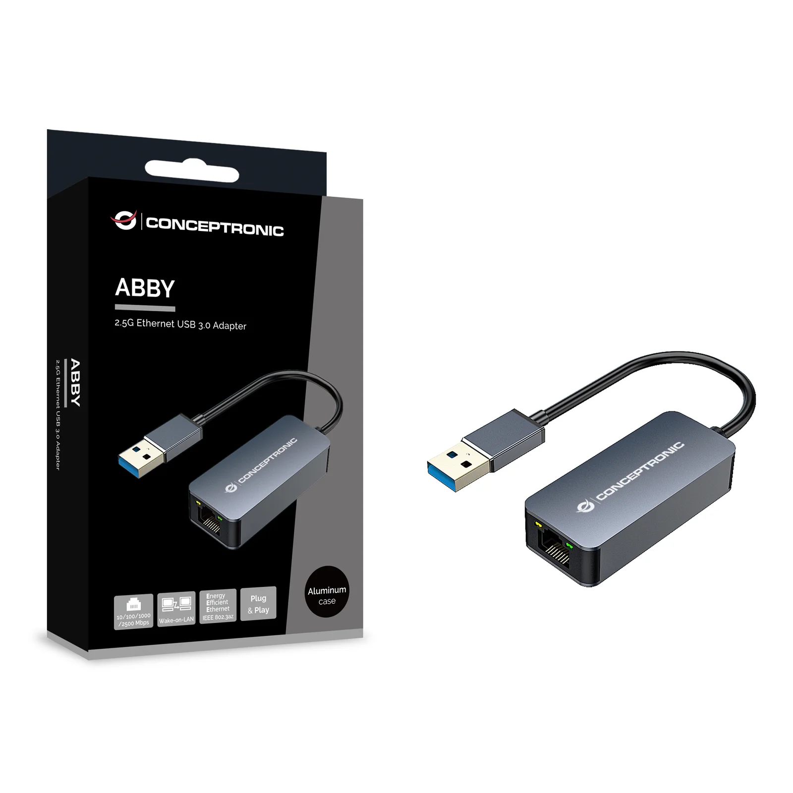 Conceptronic ABBY12G carte réseau Ethernet 2500 Mbit/s