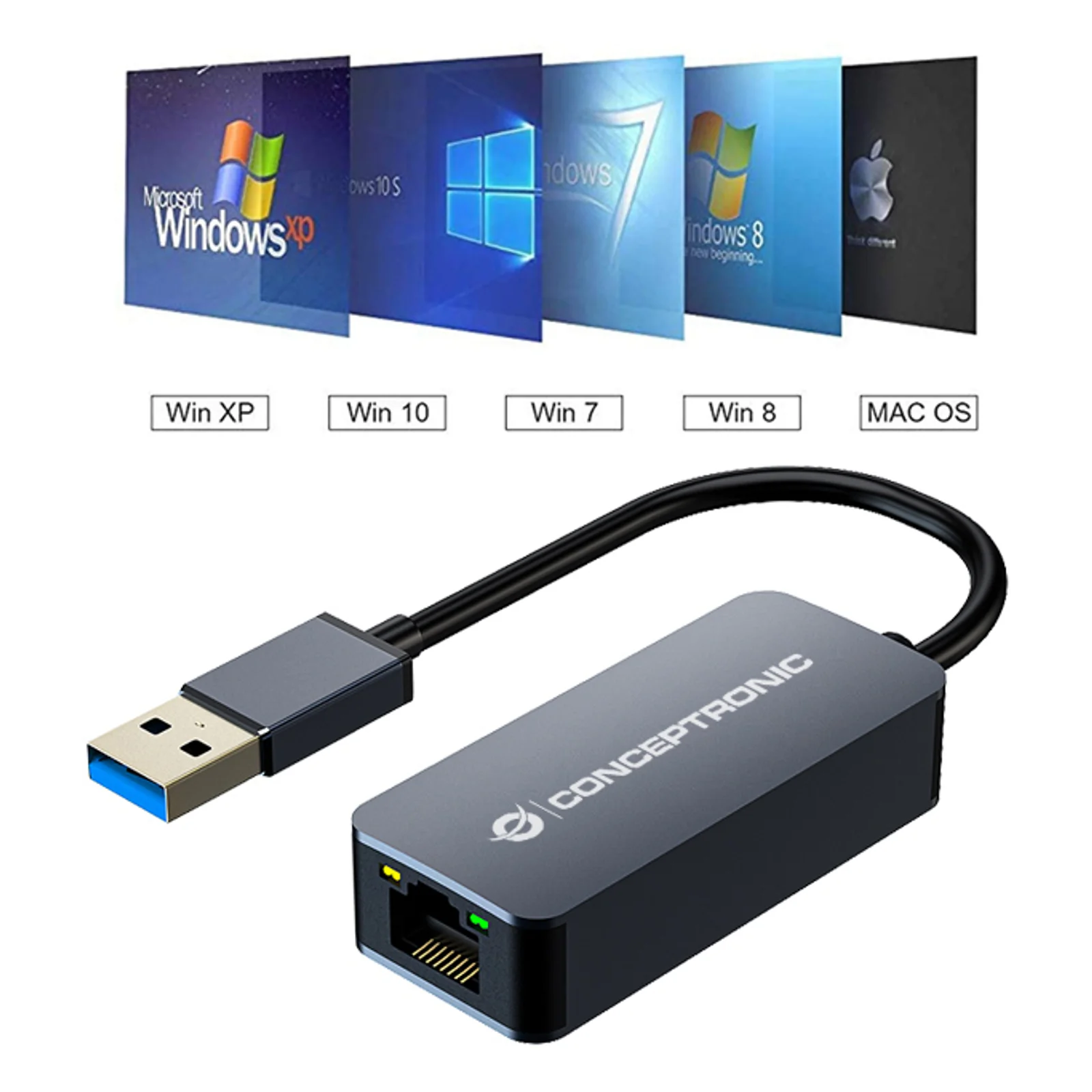 Conceptronic ABBY12G carte réseau Ethernet 2500 Mbit/s