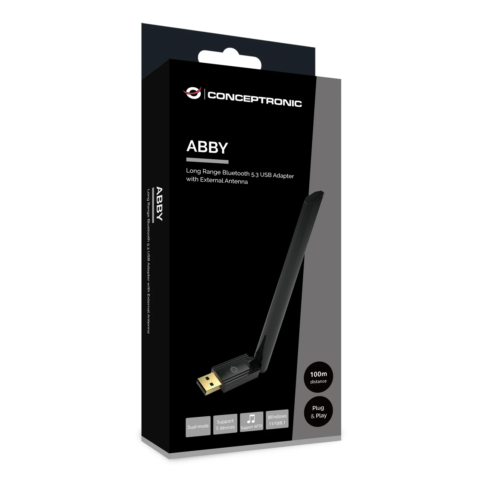 Conceptronic ABBY17B carte réseau Interne Bluetooth 3 Mbit/s