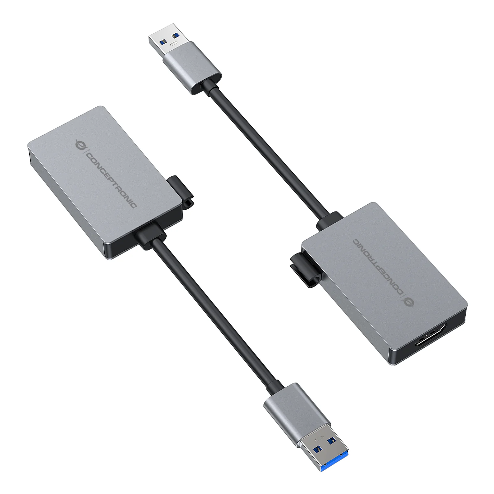 Conceptronic ABBY22G adaptateur graphique USB 1920 x 1080 pixels Gris