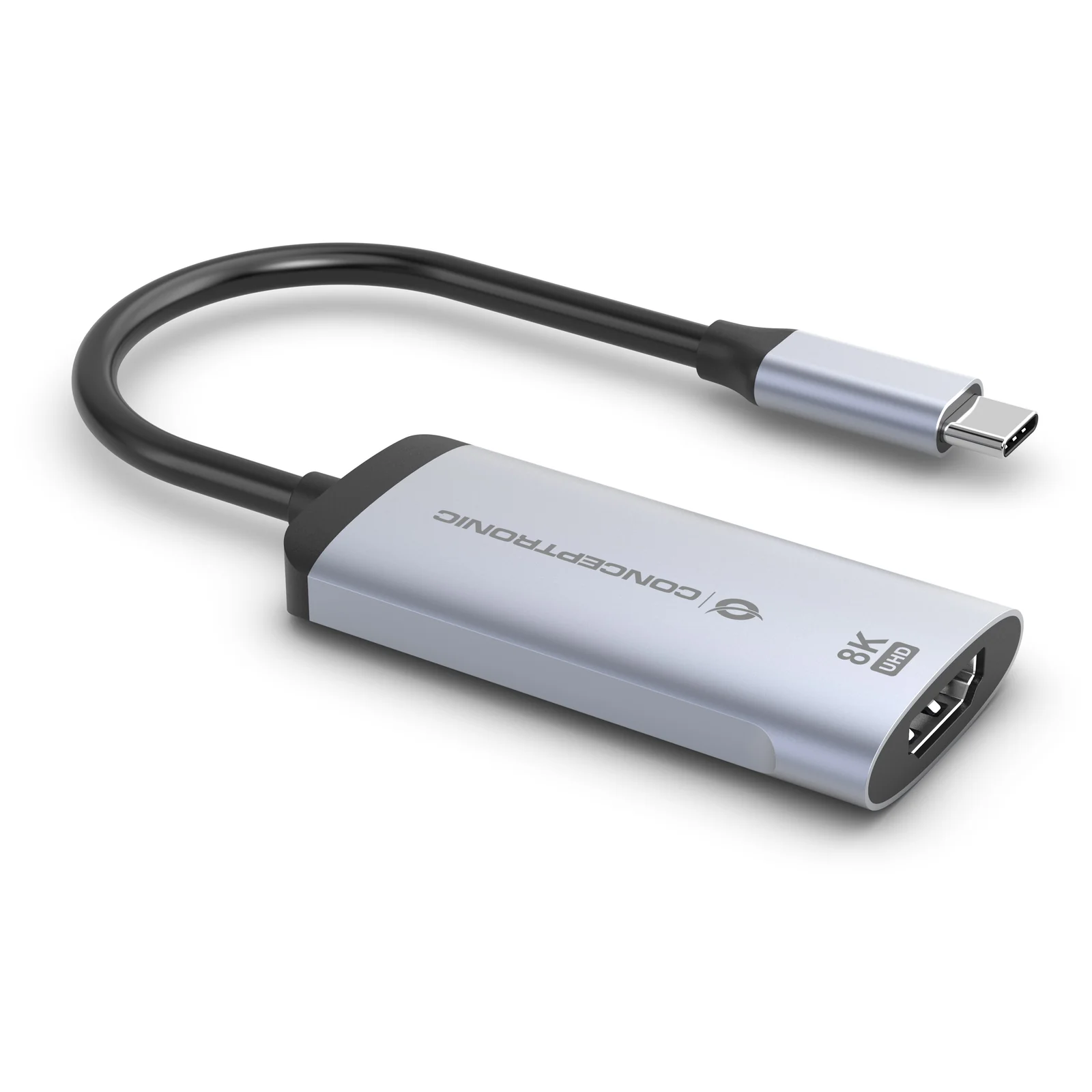 Conceptronic ABBY23G adaptateur graphique USB 7680 x 4320 pixels Argent