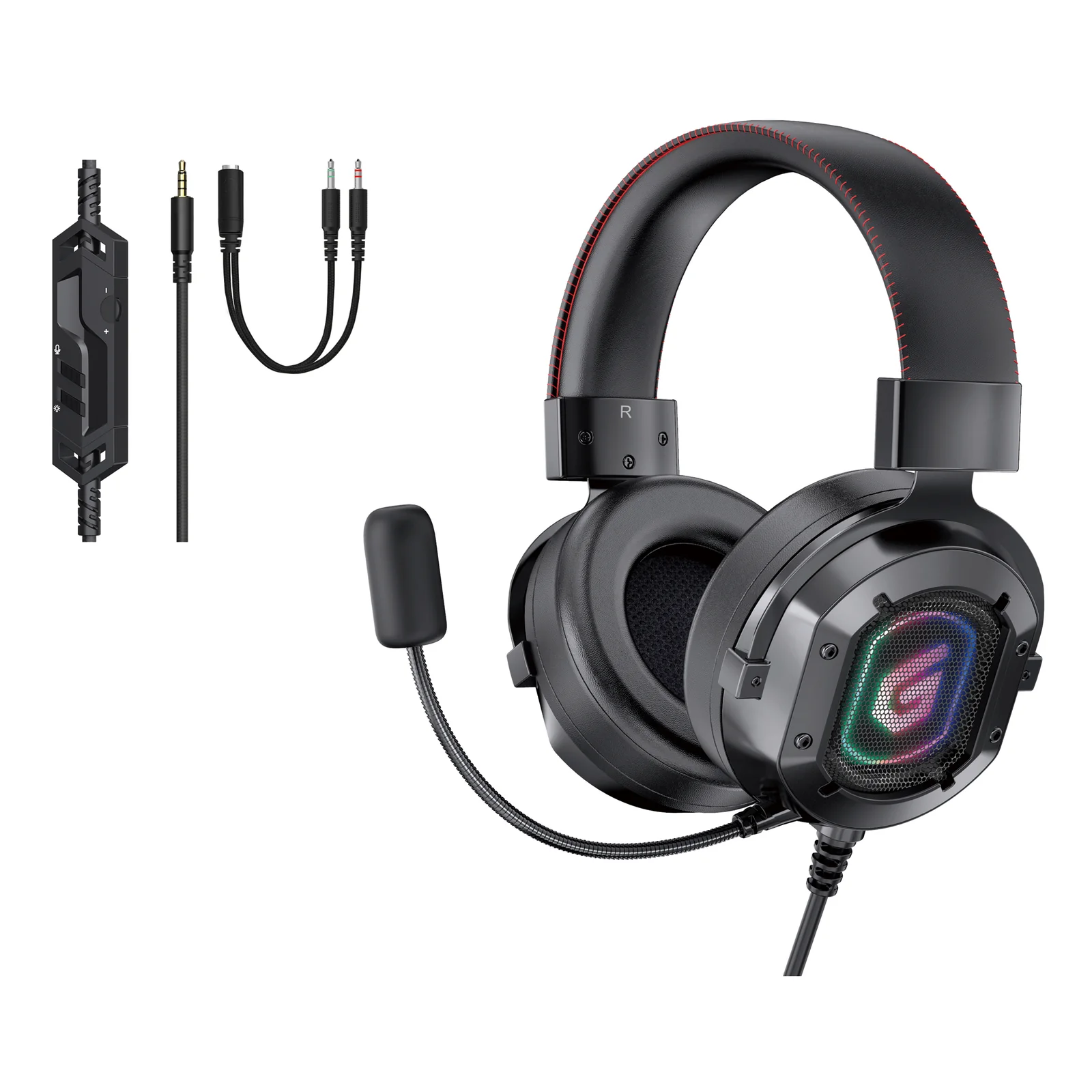 ATHAN03B casque Avec fil Arceau Gaming Noir