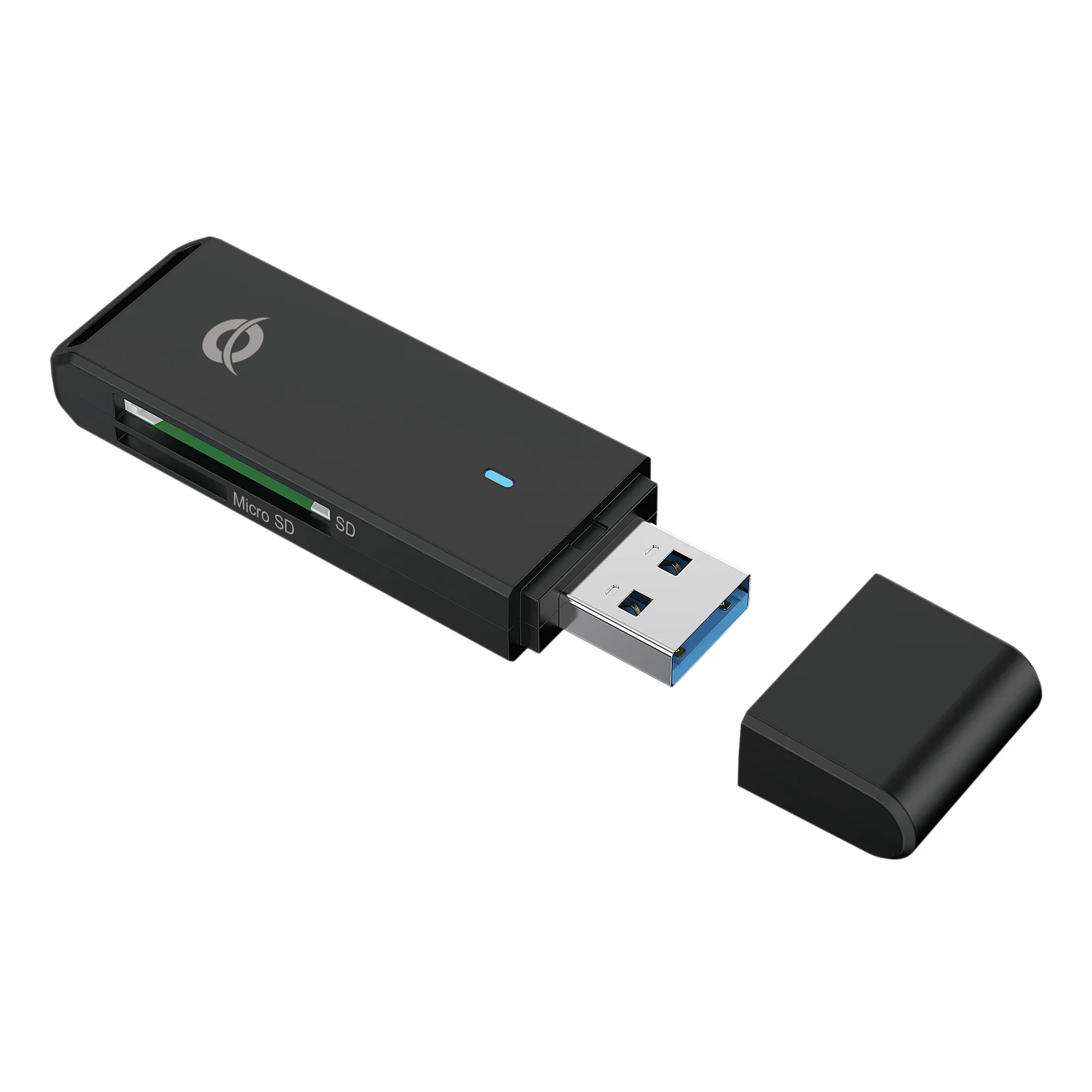 BIAN02B lecteur de carte mémoire USB 3.2 Gen 1 (3.1 Gen 1) Type-A Noir