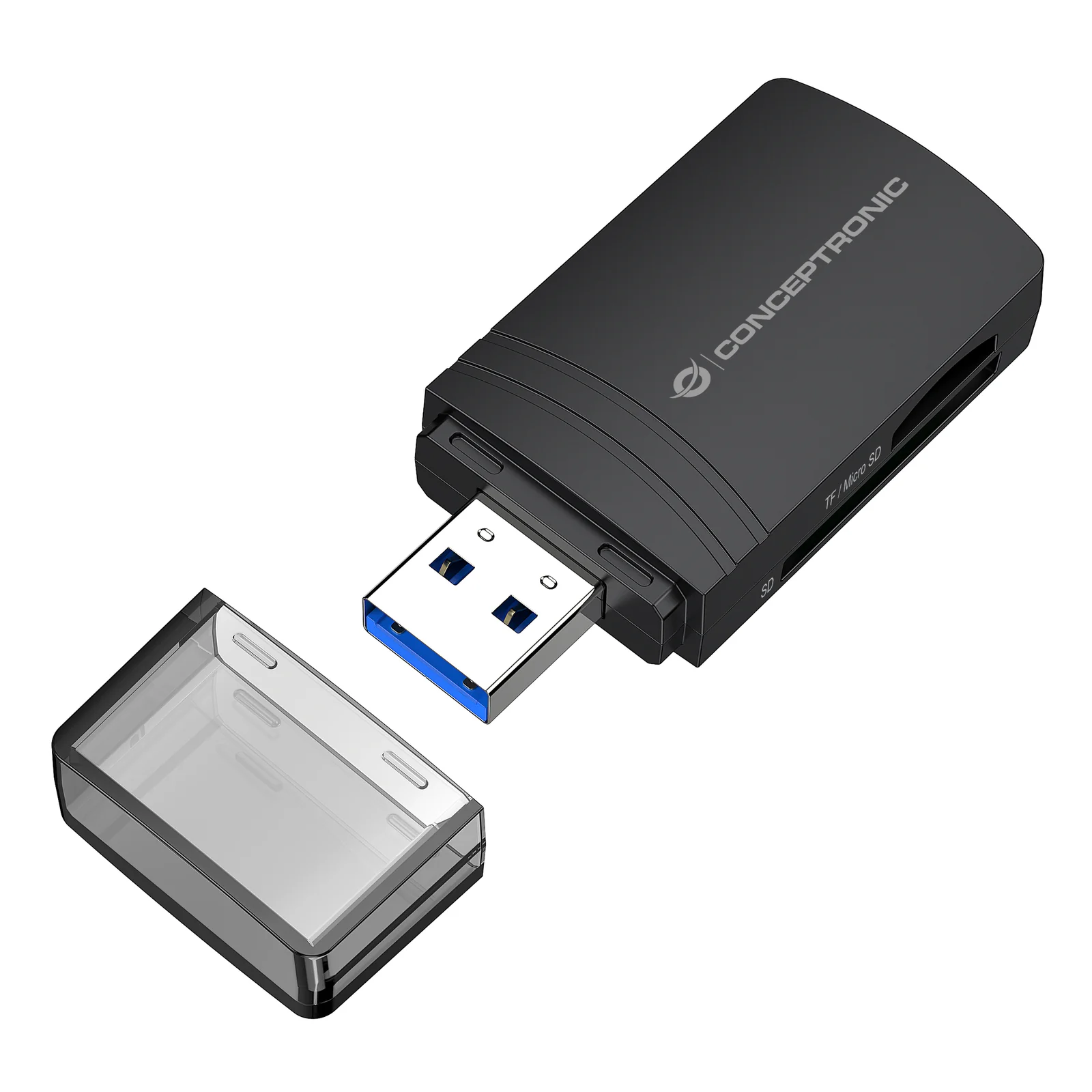 BIAN06B lecteur de carte mémoire USB 3.2 Gen 1 (3.1 Gen 1) Type-A Noir