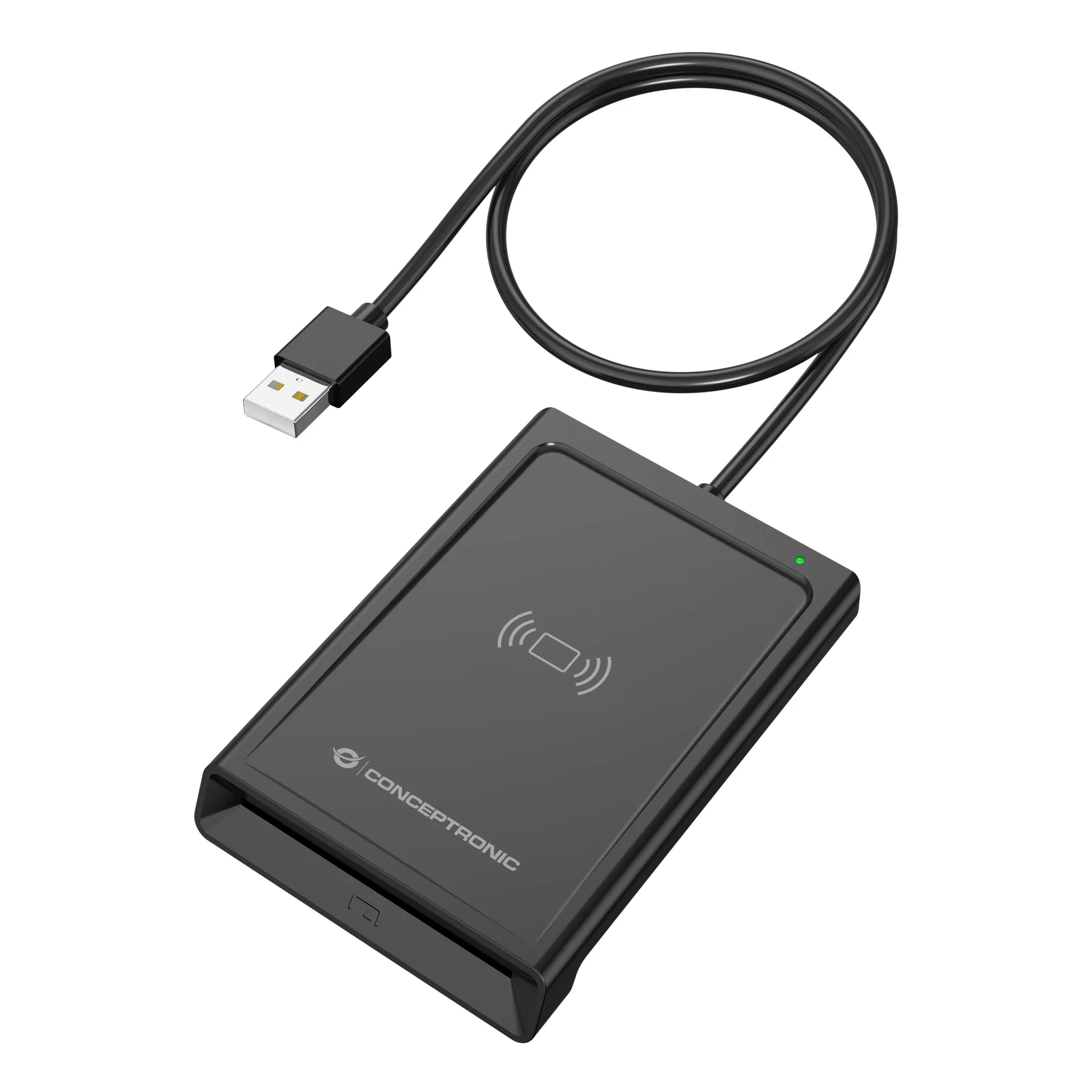 BIAN11B lecteur de cartes à puce Intérieure USB USB 2.0 Noir
