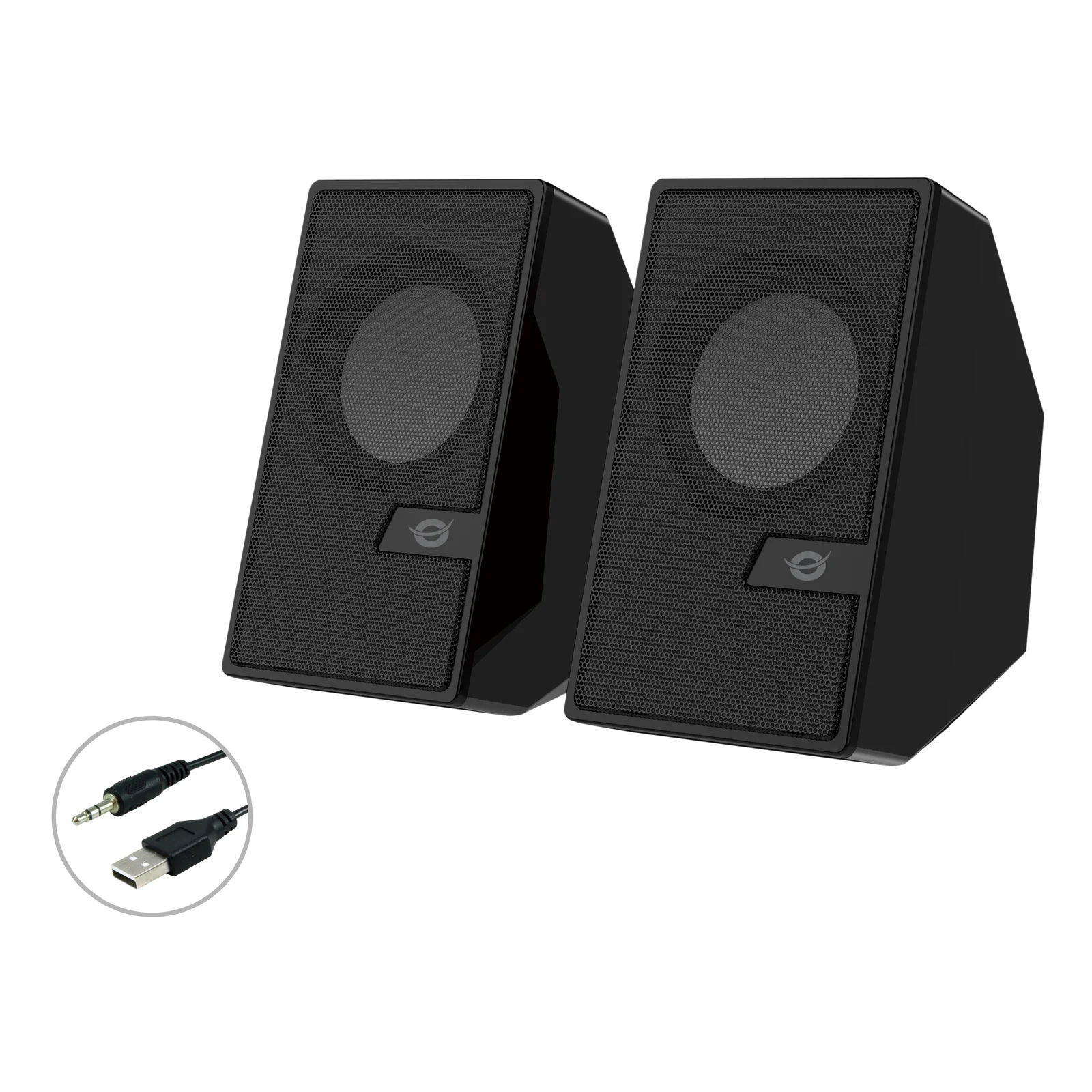 BJORN02B haut-parleur 2-voies Noir Avec fil &sans fil 6 W