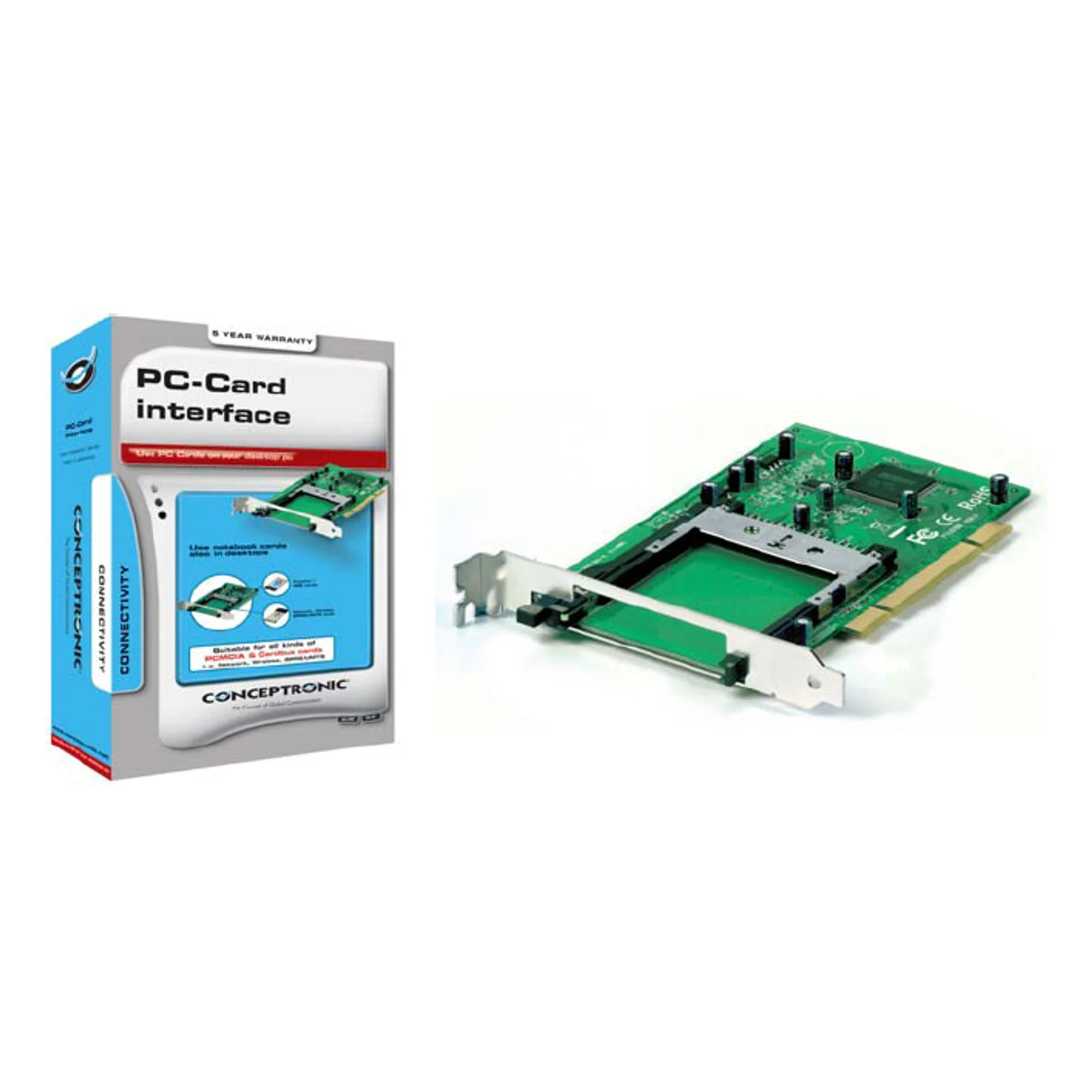Conceptronic CIPCARD carte et adaptateur d'interfaces Interne PCMCIA