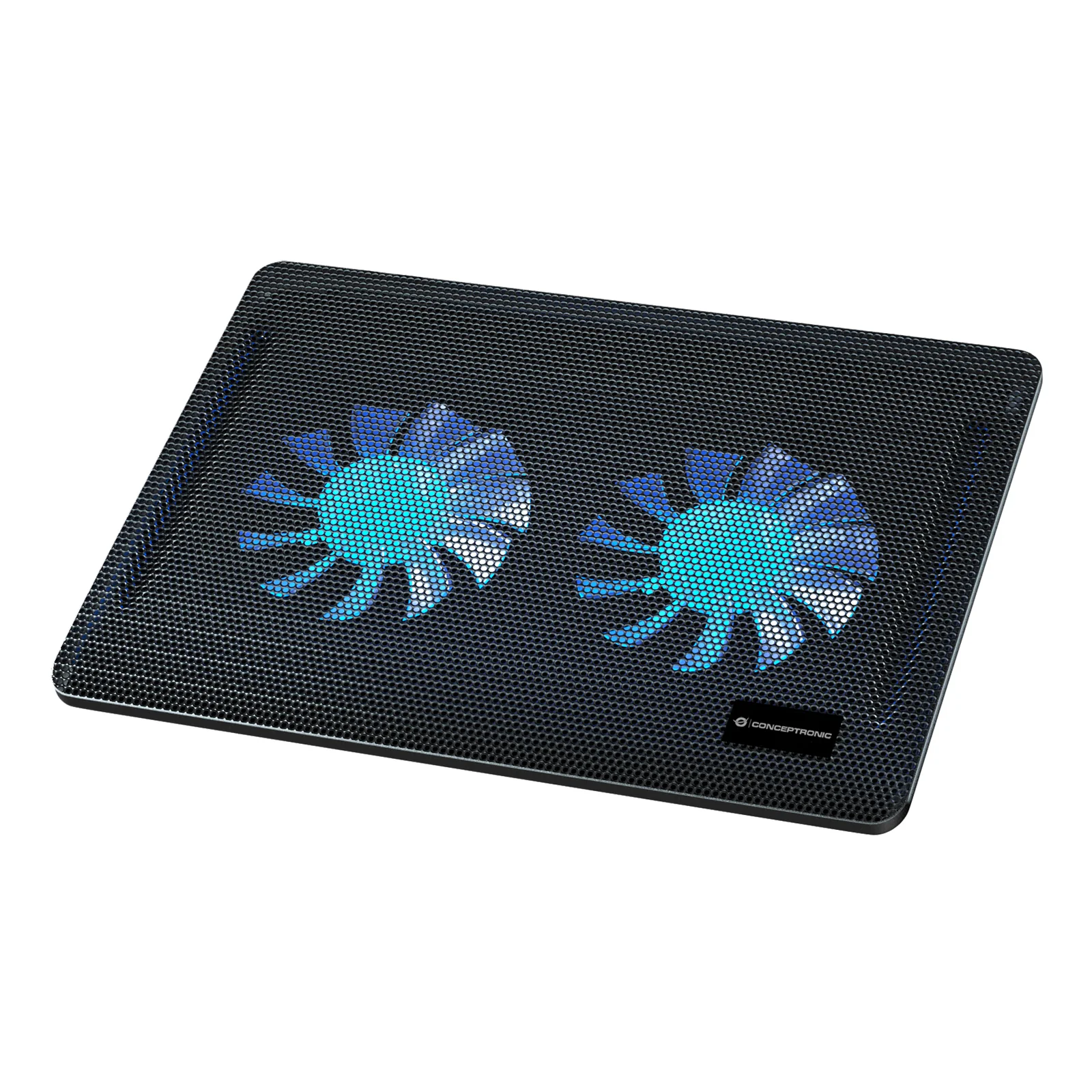Conceptronic CNBCOOLPAD2F système de refroidissement pour ordinateurs portables 39,6 cm (15.6") 1000 tr/min Noir