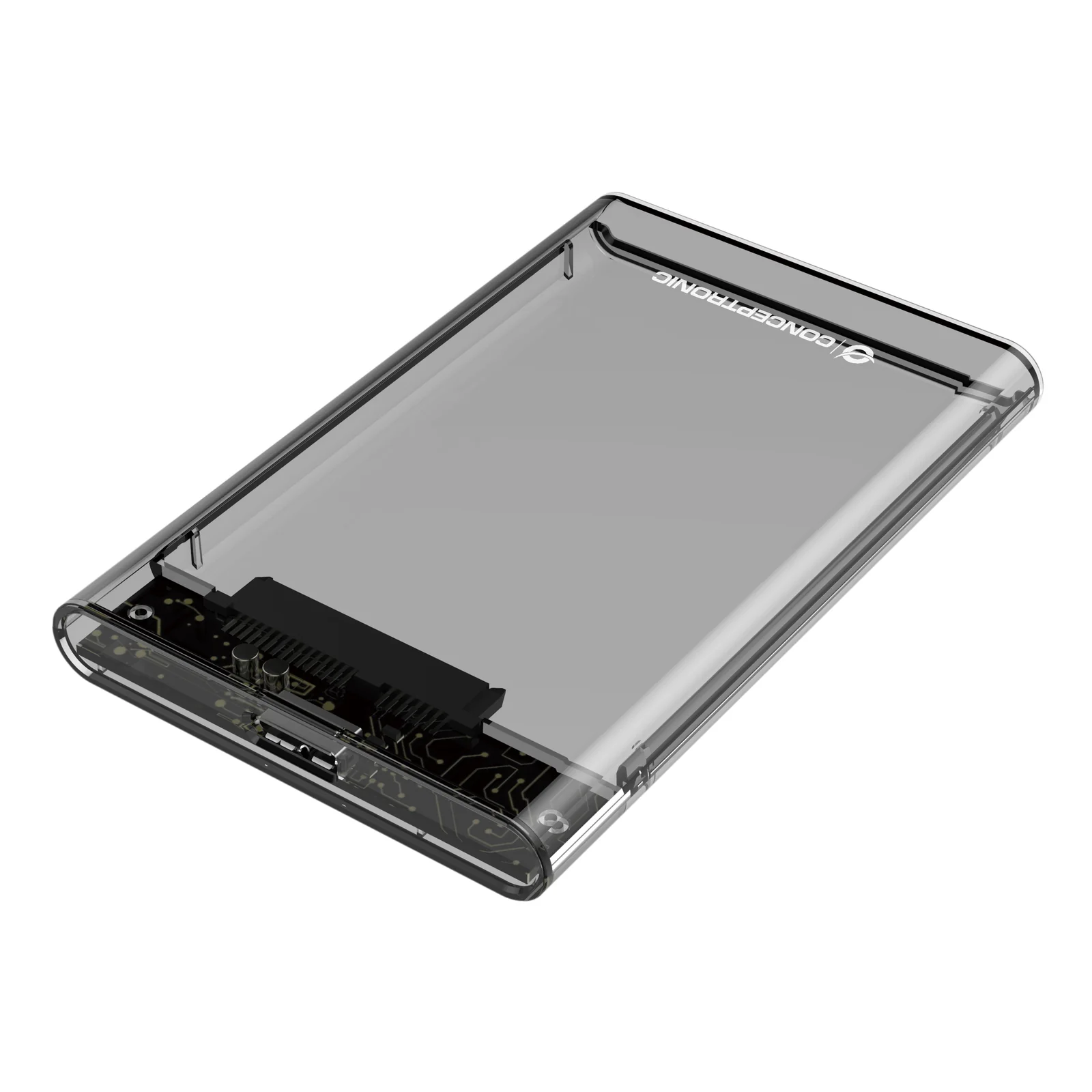 DANTE03T Boîtier de disques de stockage Boîtier disque dur/SSD Transparent 2.5"