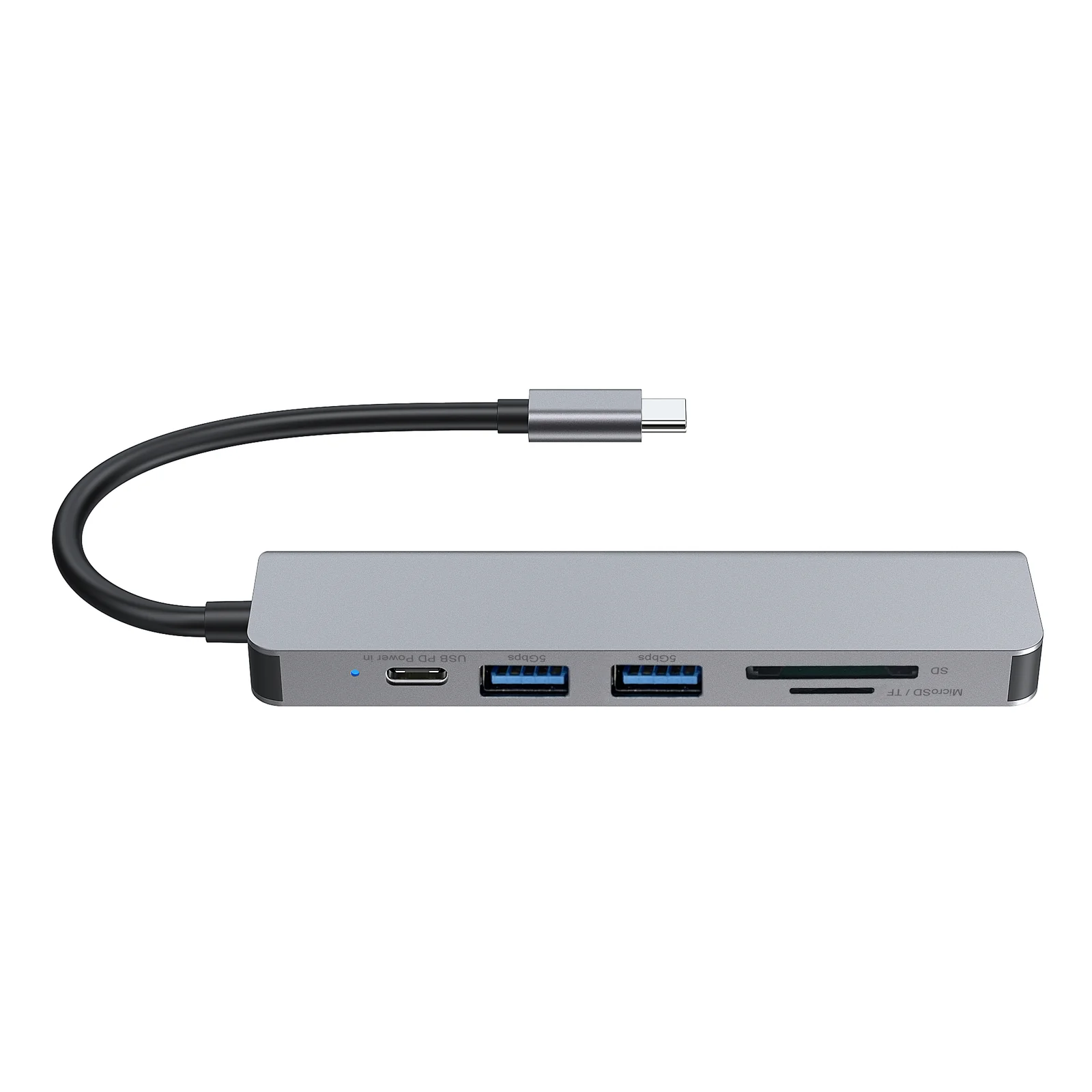 Conceptronic DONN02G station d'accueil USB 3.2 Gen 1 (3.1 Gen 1) Type-C Aluminium