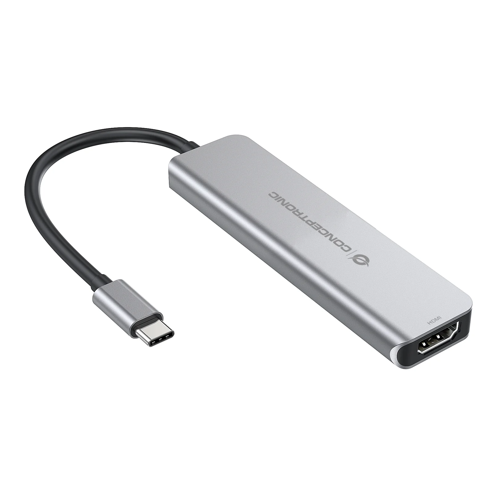Conceptronic DONN02G station d'accueil USB 3.2 Gen 1 (3.1 Gen 1) Type-C Aluminium