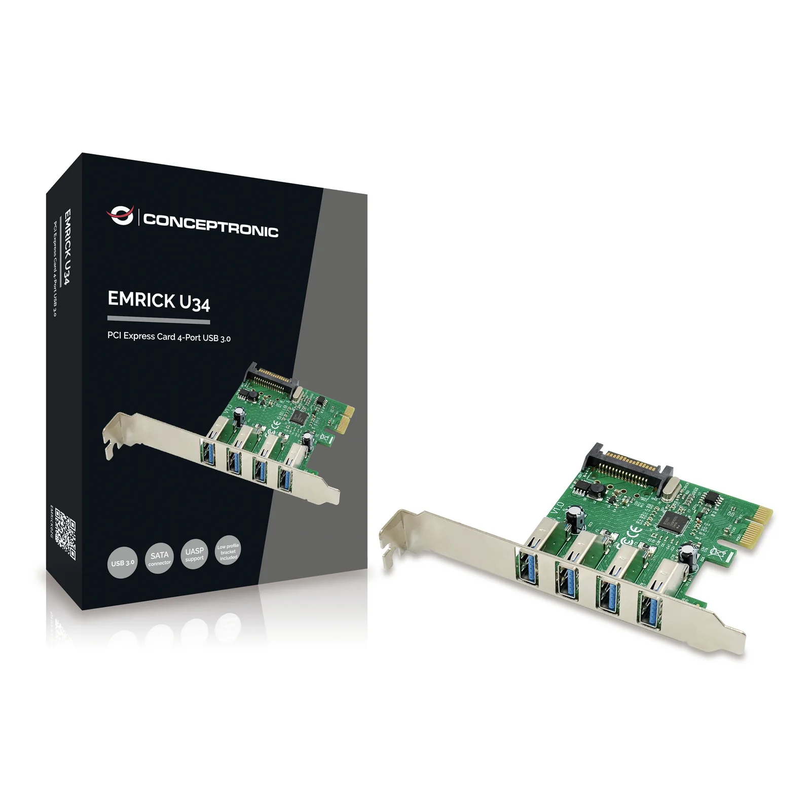 Conceptronic EMRICK02G carte et adaptateur d'interfaces Interne USB 3.2 Gen 1 (3.1 Gen 1)