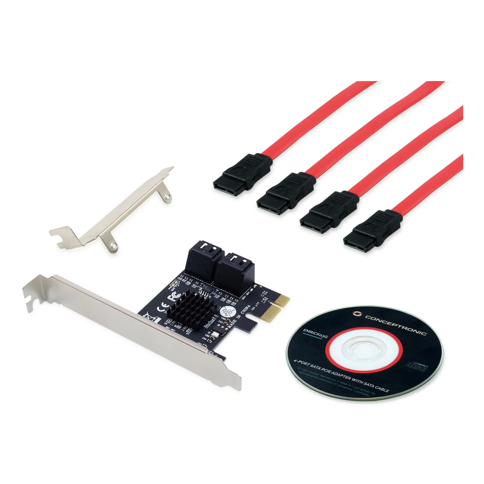 Conceptronic EMRICK03G carte et adaptateur d'interfaces Interne SATA