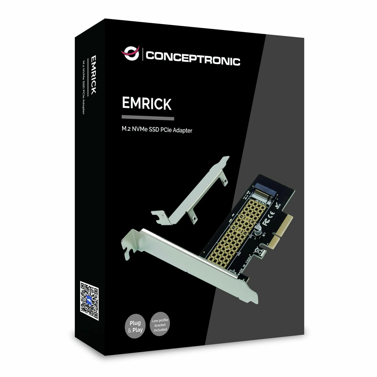 Conceptronic EMRICK05B carte et adaptateur d'interfaces Interne M.2