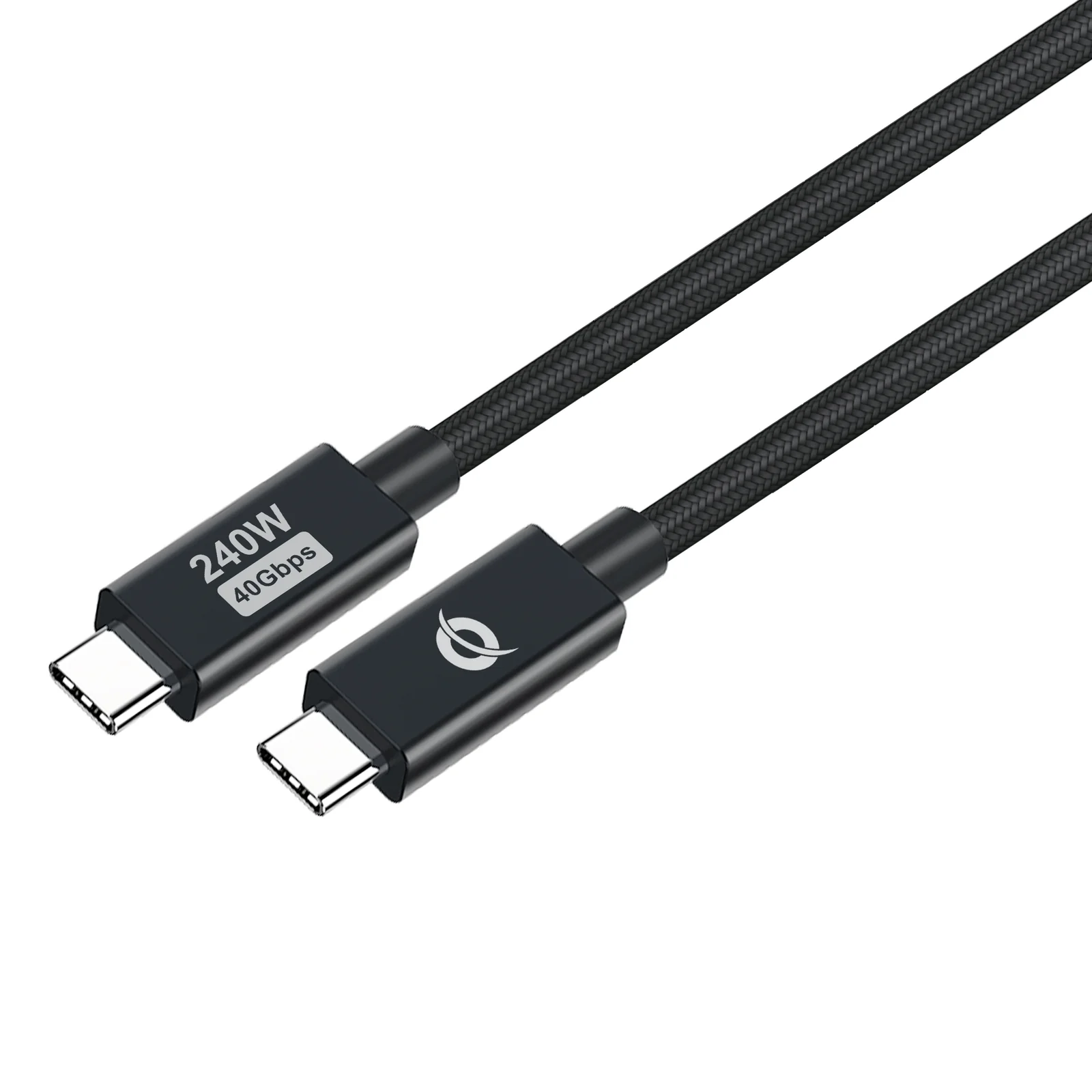 ETTA04B12 câble USB USB4 Gen 3x2 1,2 m USB C 40 Gbit/s 240 W Noir
