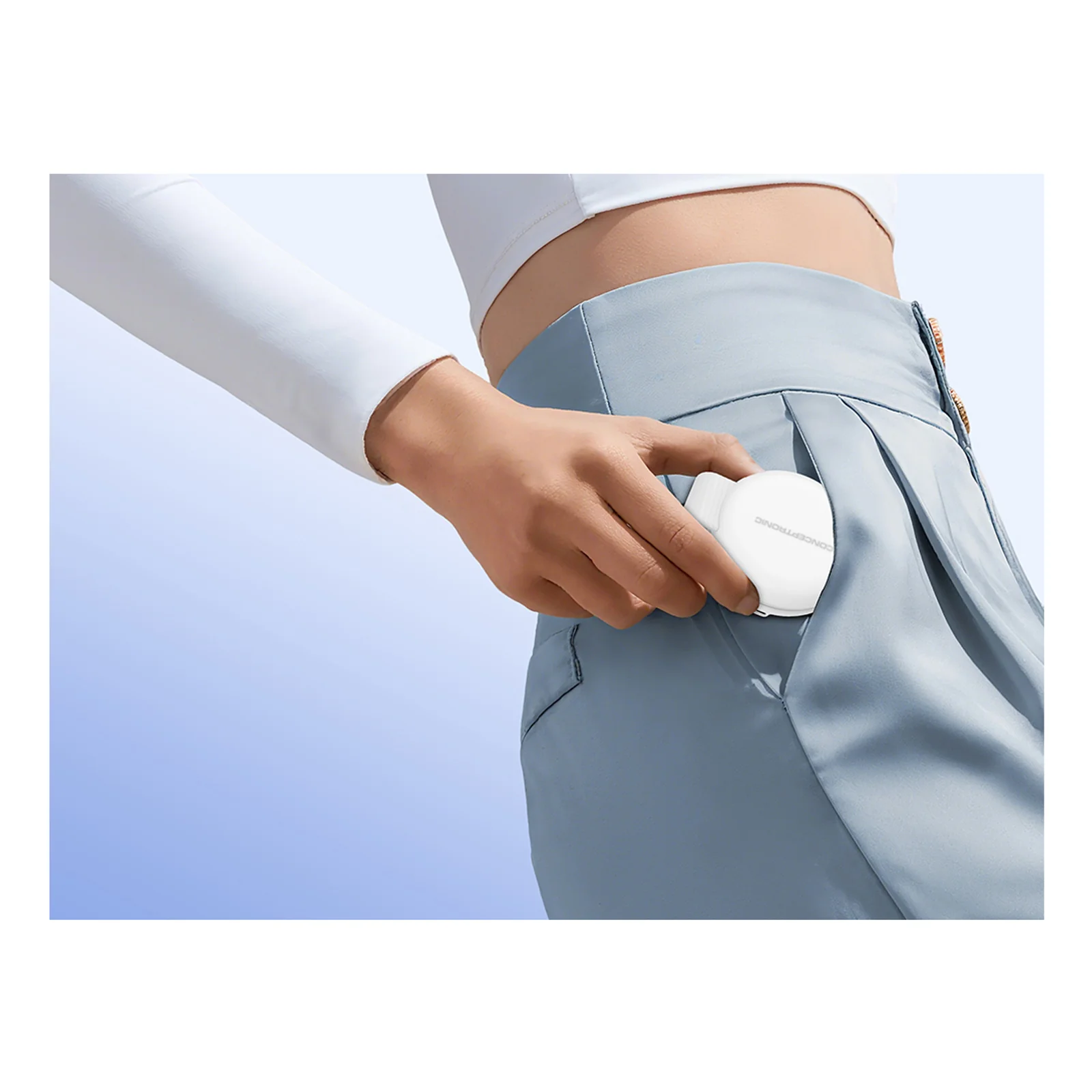 Conceptronic GORGON04W chargeur d'appareils mobiles Smartphone, Smartwatch Blanc Secteur Recharge sans fil Intérieure
