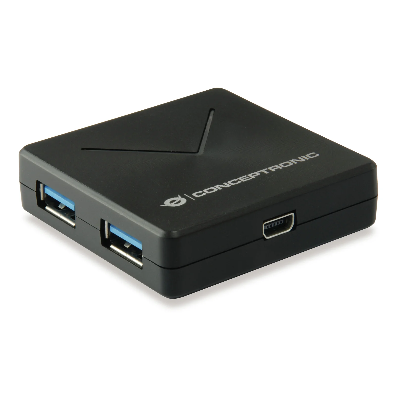 HUBBIES02B hub & concentrateur USB 3.2 Gen 1 (3.1 Gen 1) Mini-B 5000 Mbit/s Noir