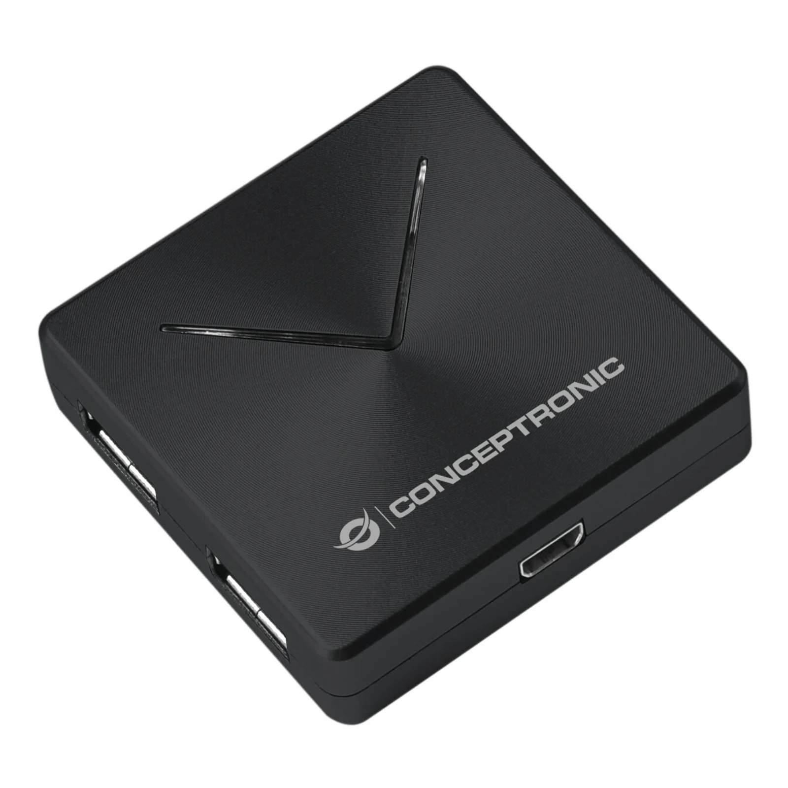 Conceptronic HUBBIES02B hub & concentrateur USB 3.2 Gen 1 (3.1 Gen 1) Mini-B 5000 Mbit/s Noir