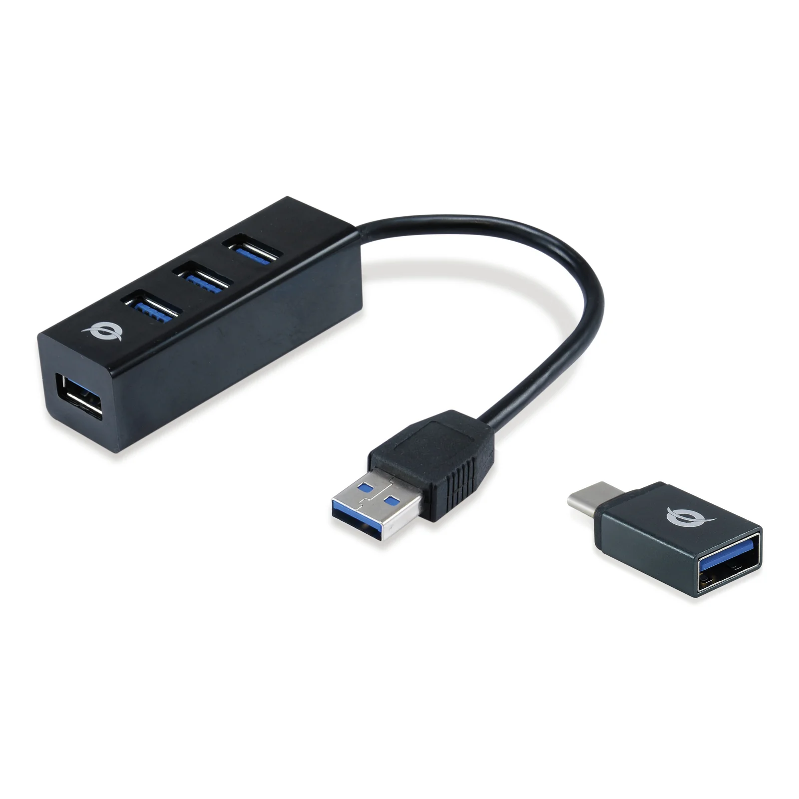 HUBBIES04B hub & concentrateur USB 3.2 Gen 1 (3.1 Gen 1) Type-A 5000 Mbit/s Noir