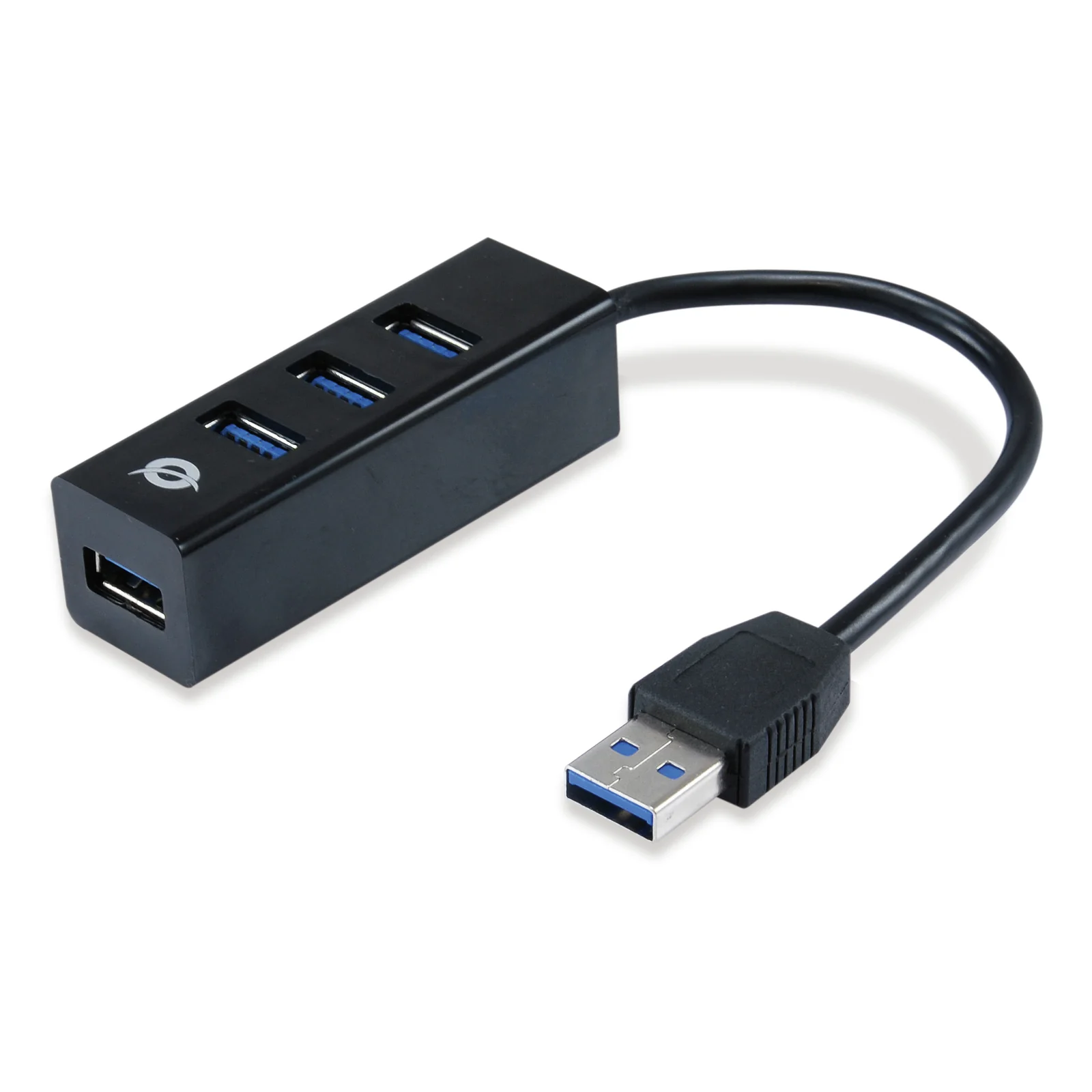 Conceptronic HUBBIES04B hub & concentrateur USB 3.2 Gen 1 (3.1 Gen 1) Type-A 5000 Mbit/s Noir