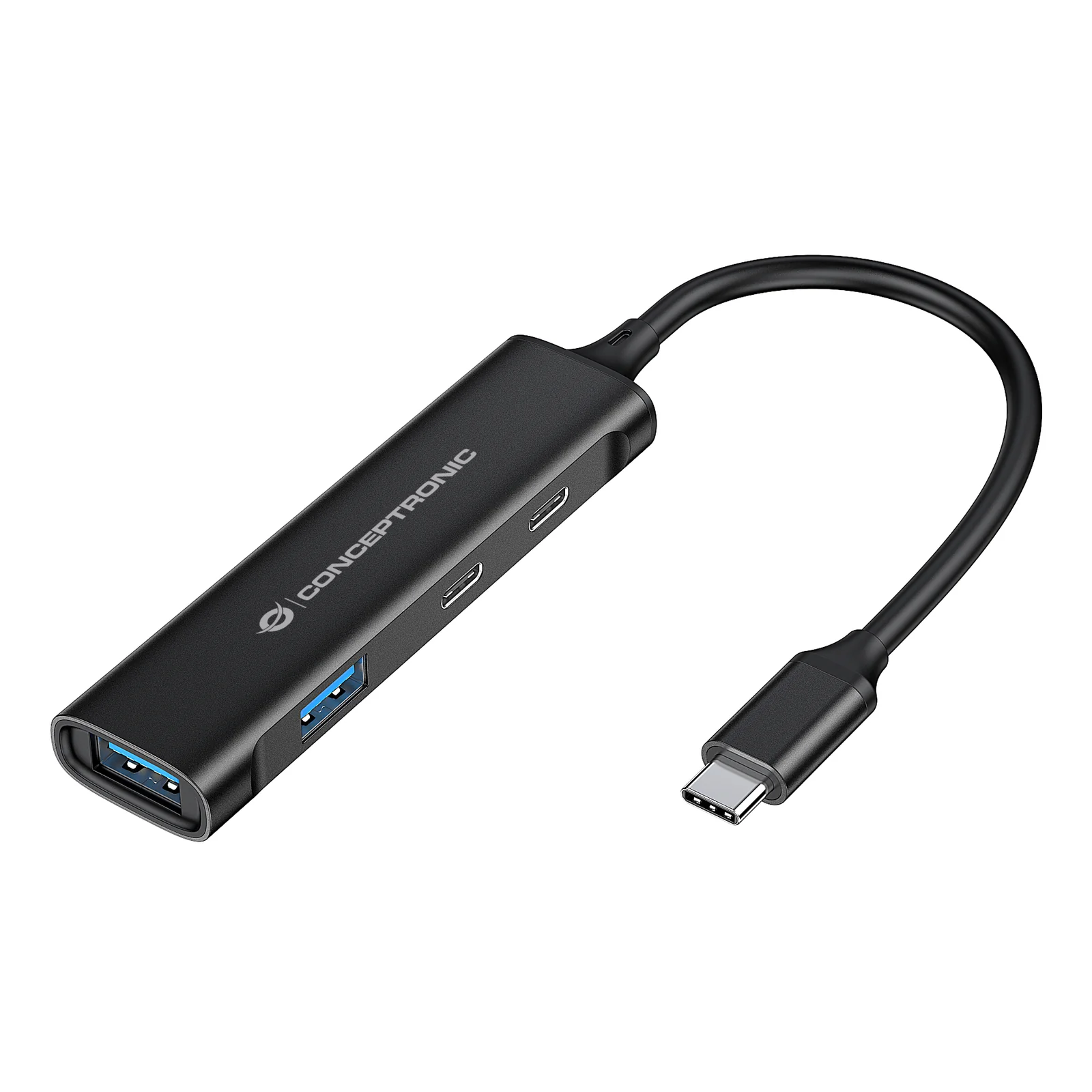 HUBBIES12B hub & concentrateur USB 3.2 Gen 1 (3.1 Gen 1) Type-C 5000 Mbit/s Noir