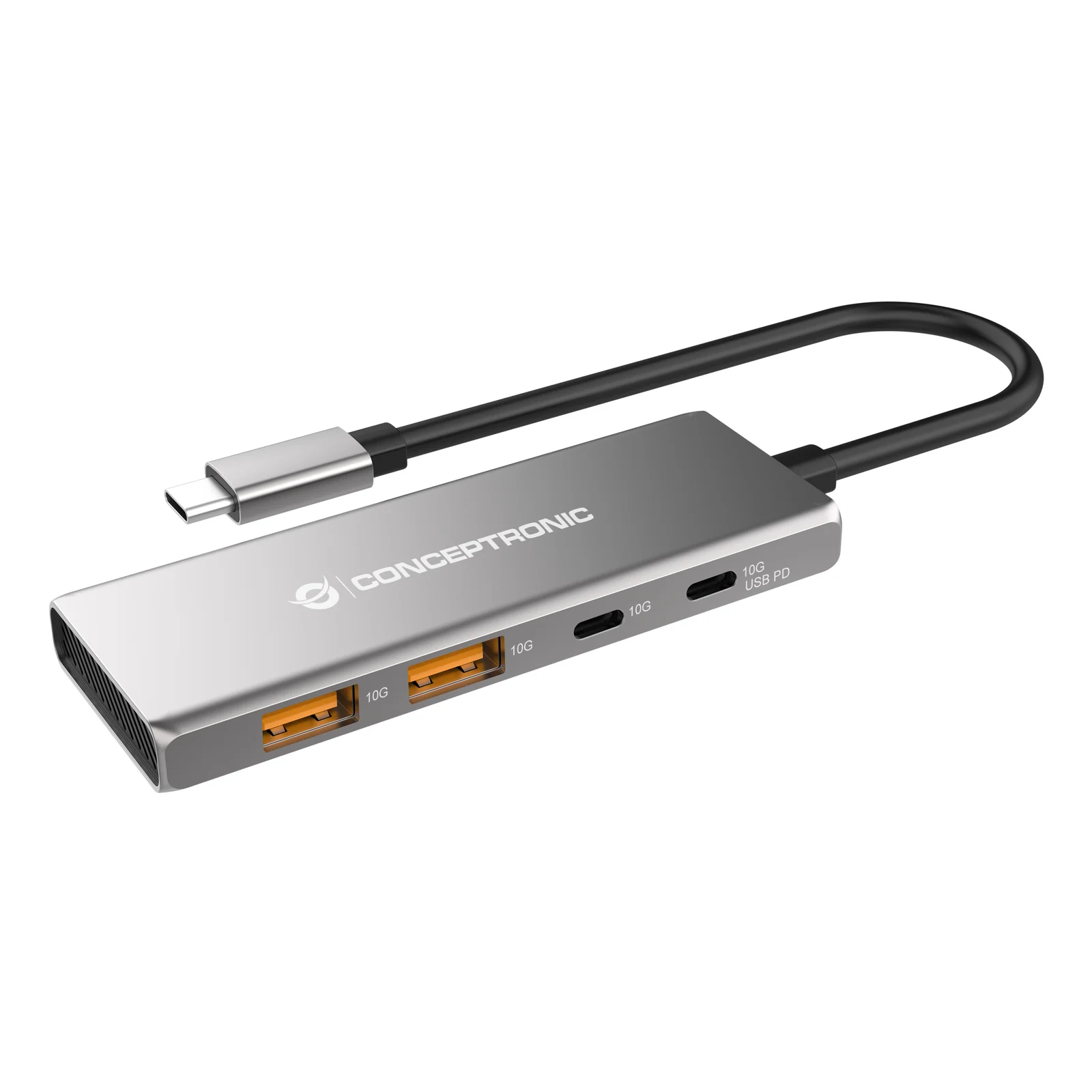 HUBBIES15G hub & concentrateur USB 3.2 Gen 2 (3.1 Gen 2) Type-C 10000 Mbit/s Gris