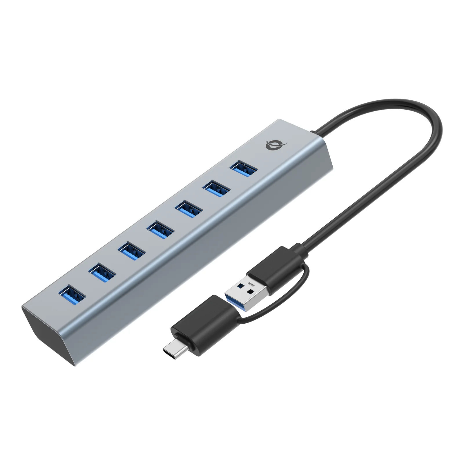 Conceptronic HUBBIES21GP hub & concentrateur USB 3.2 Gen 1 (3.1 Gen 1) Type-A 5000 Mbit/s Gris