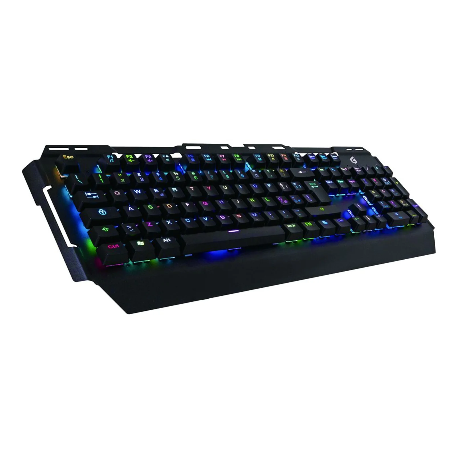 KRONIC clavier Gaming USB QWERTY Italien Noir