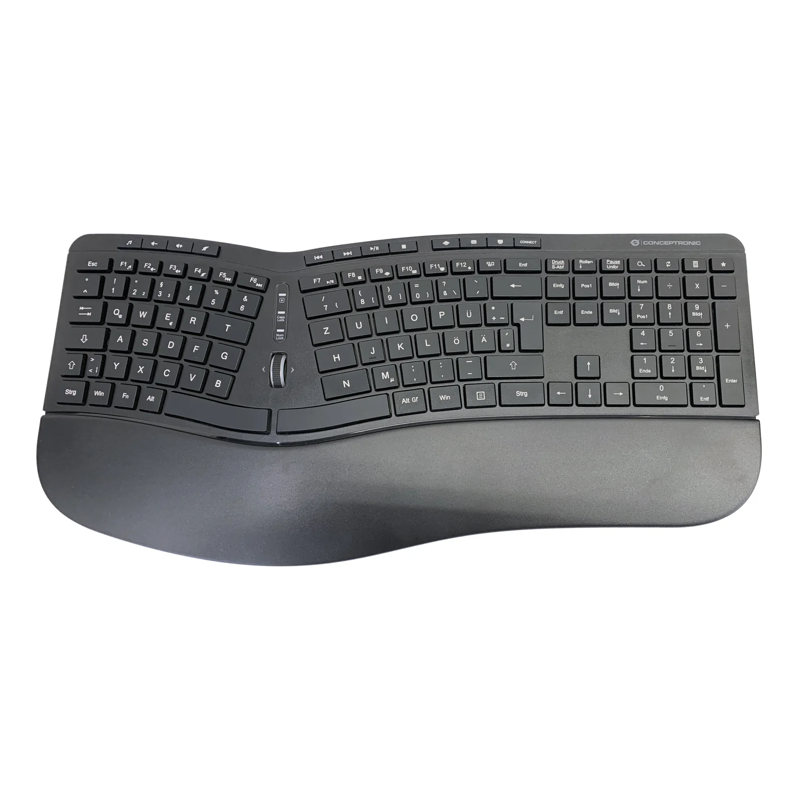 Conceptronic ORAZIO02DE clavier Souris incluse Bureau RF sans fil QWERTZ Allemand Noir